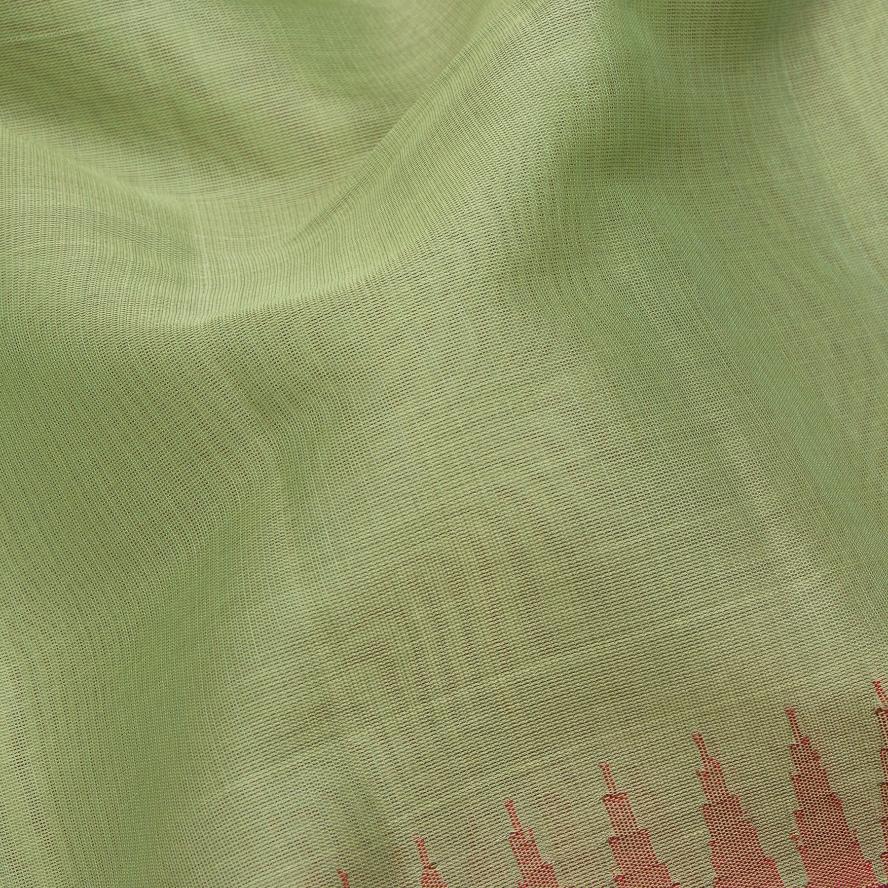 Kanakavalli Gadwal Silk/Cotton Sari 24-616-HS005-13240 - Fabric View