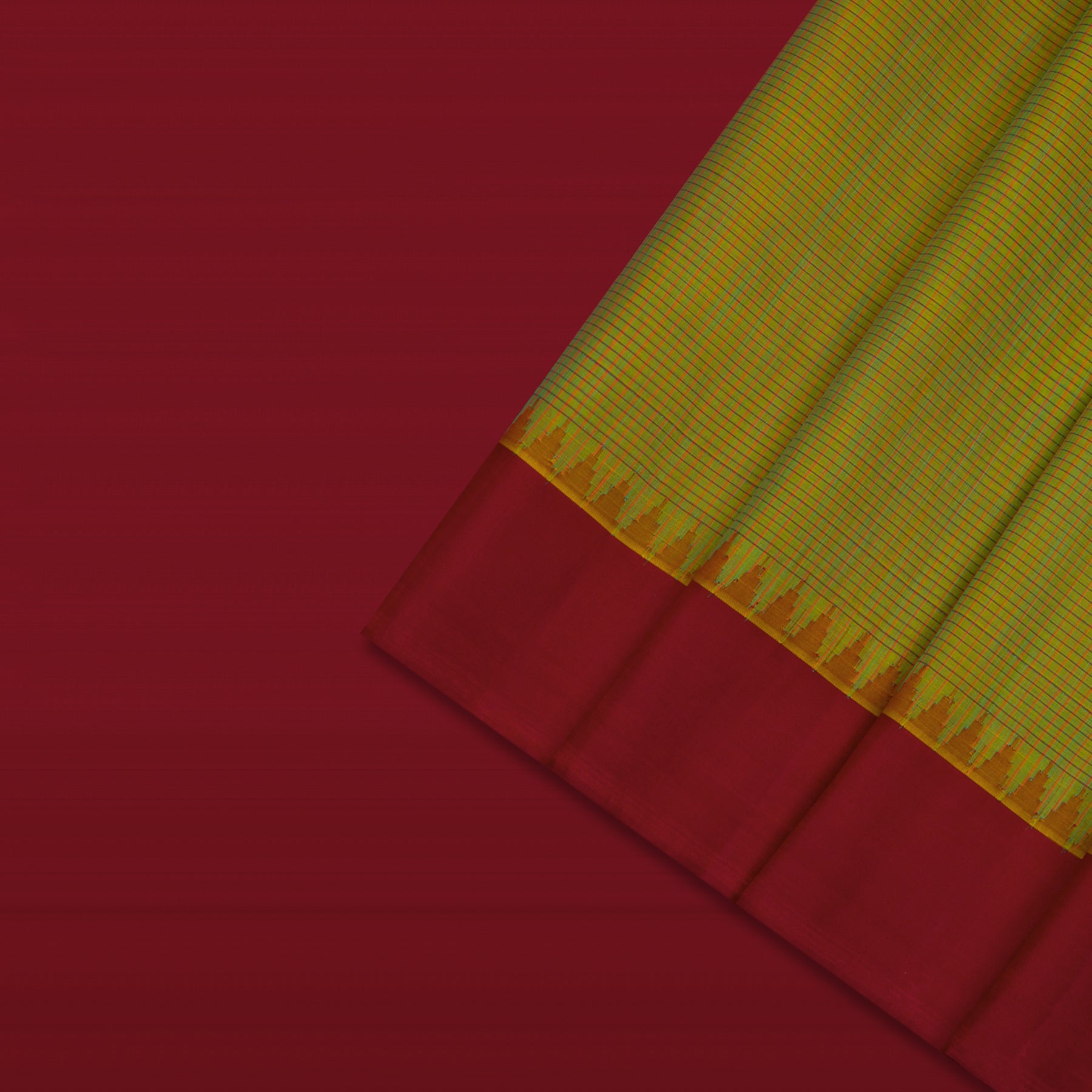 Kanakavalli Gadwal Silk/Cotton Sari 24-616-HS005-13285 - Cover View