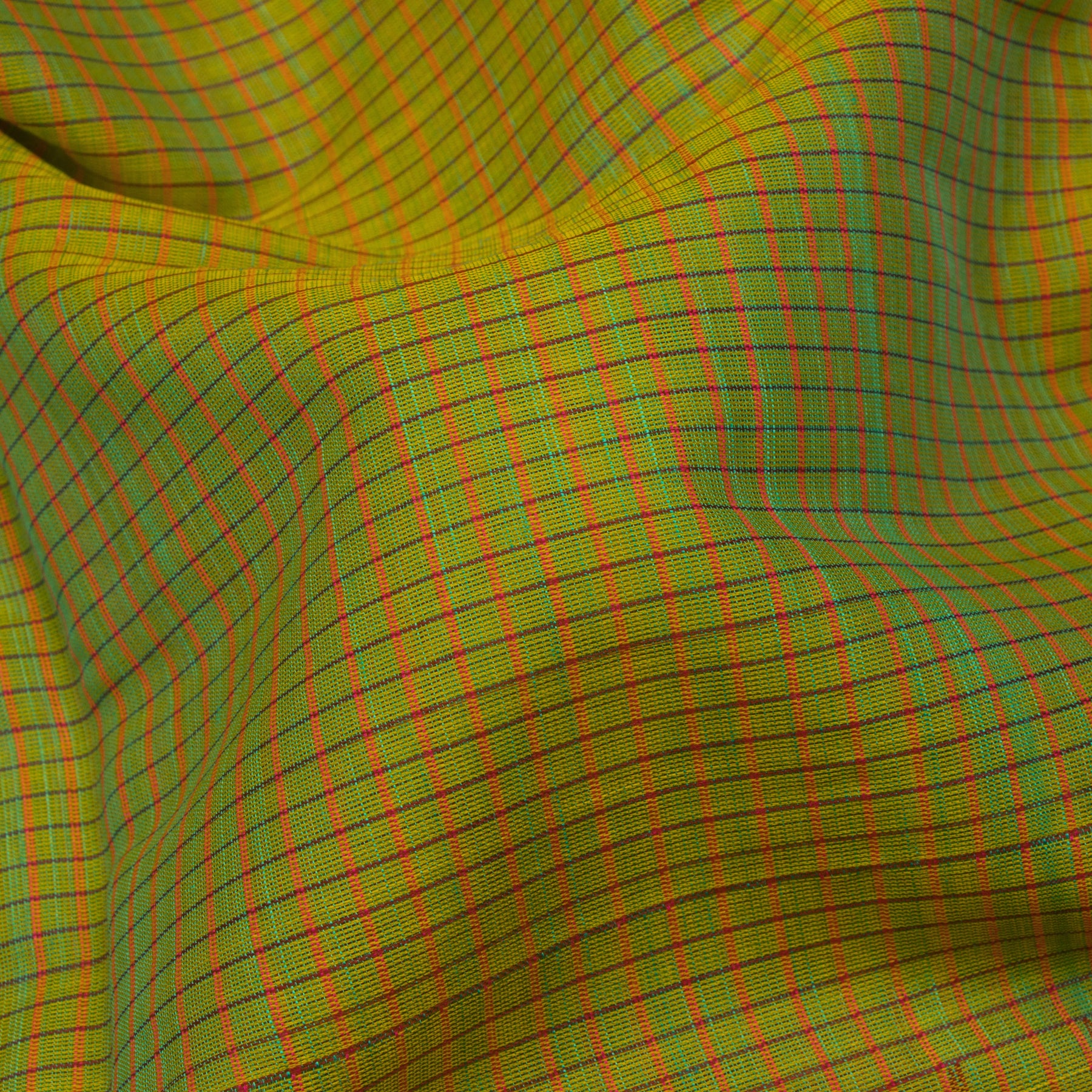 Kanakavalli Gadwal Silk/Cotton Sari 24-616-HS005-13285 - Fabric View
