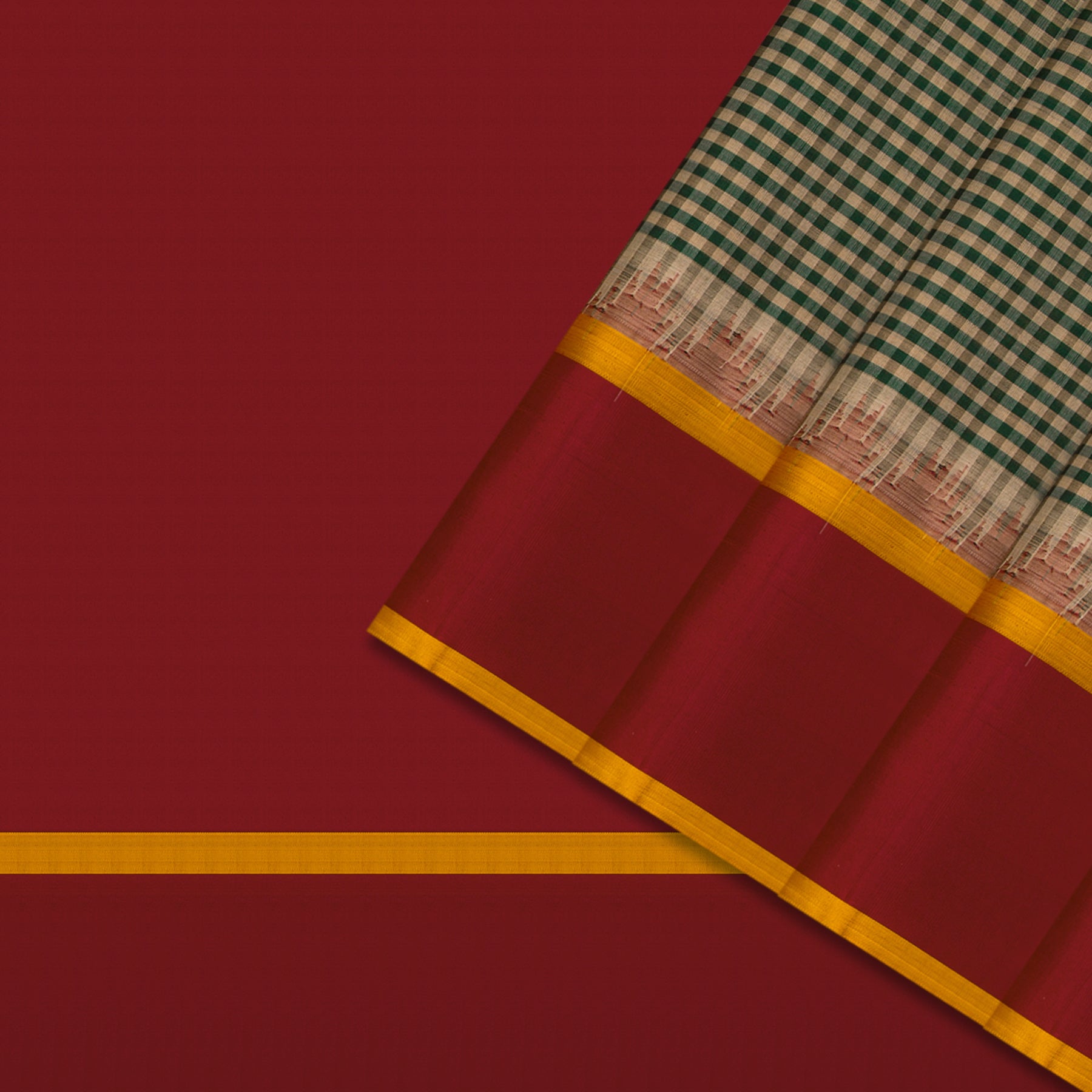 Kanakavalli Gadwal Silk/Cotton Sari 24-616-HS005-13286 - Cover View