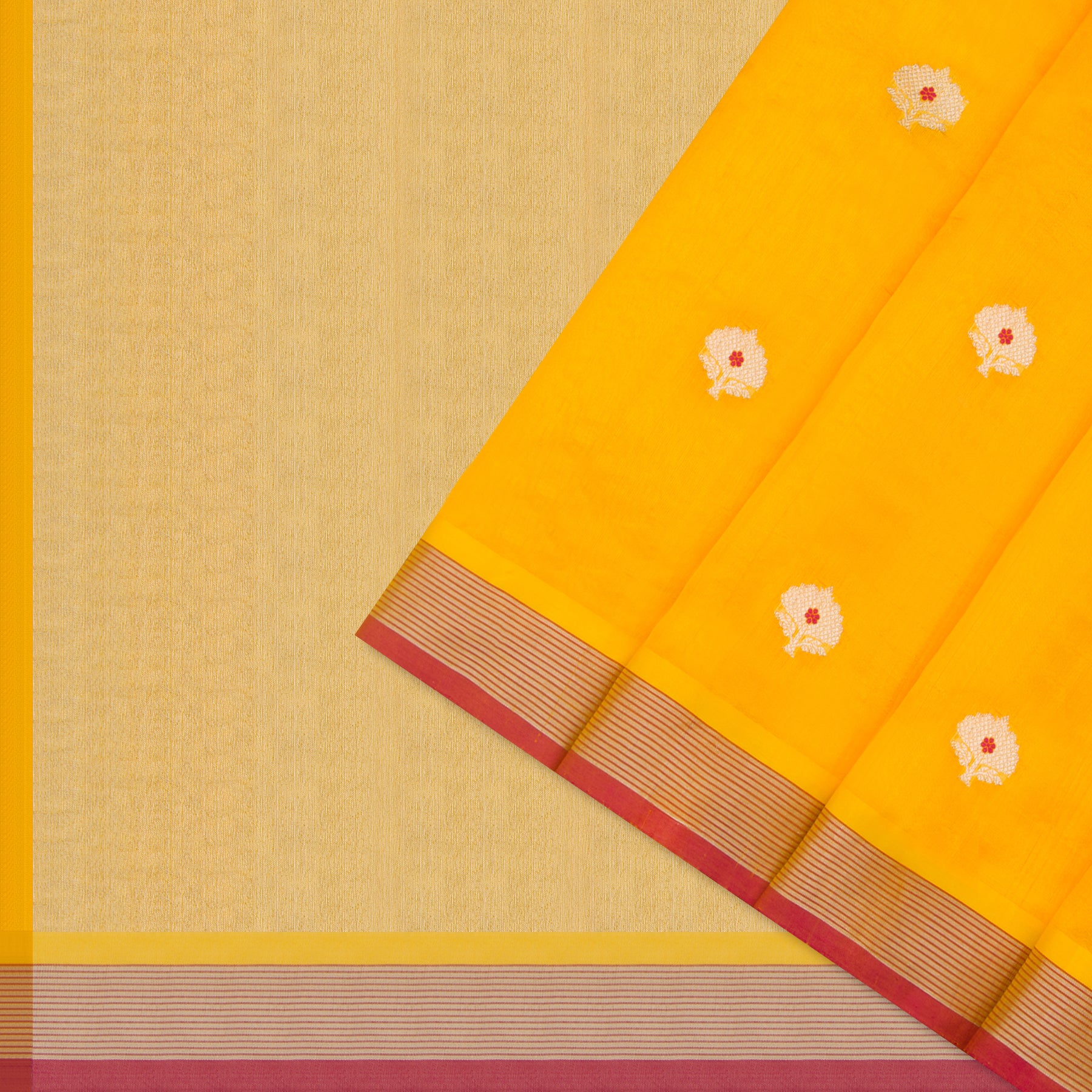 Chanderi Silk Sari 25-004-HS002-00004 - Cover  View