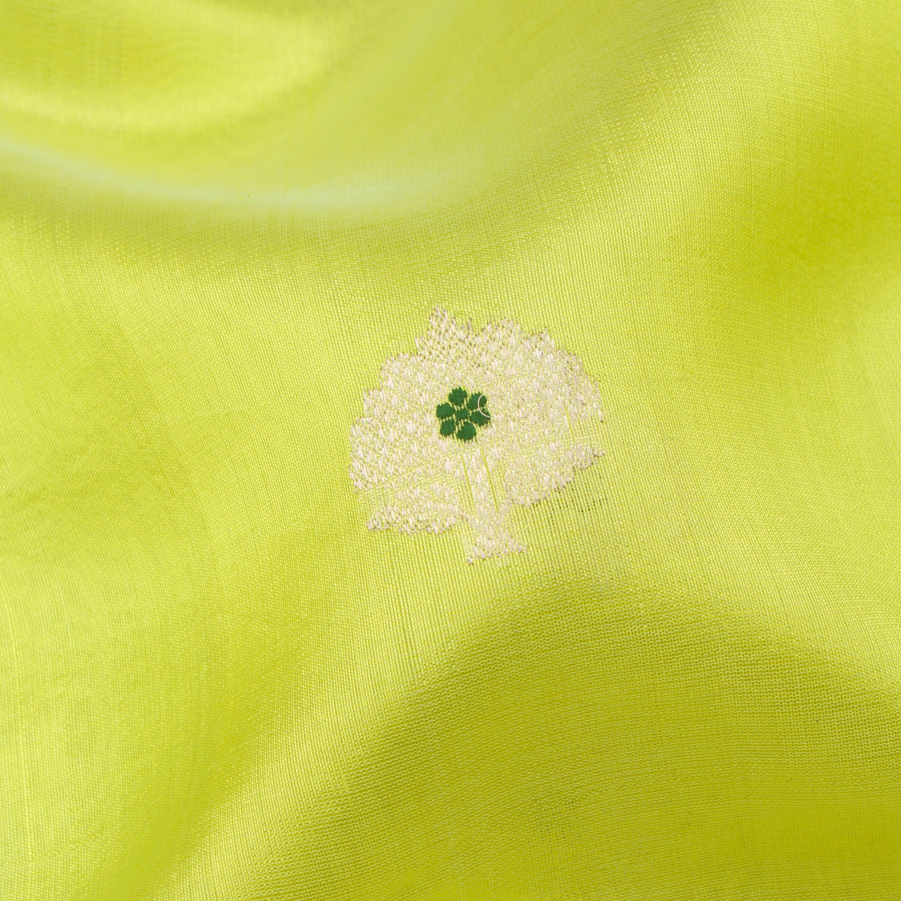 Chanderi Silk Sari 25-004-HS002-00005 - Fabric View