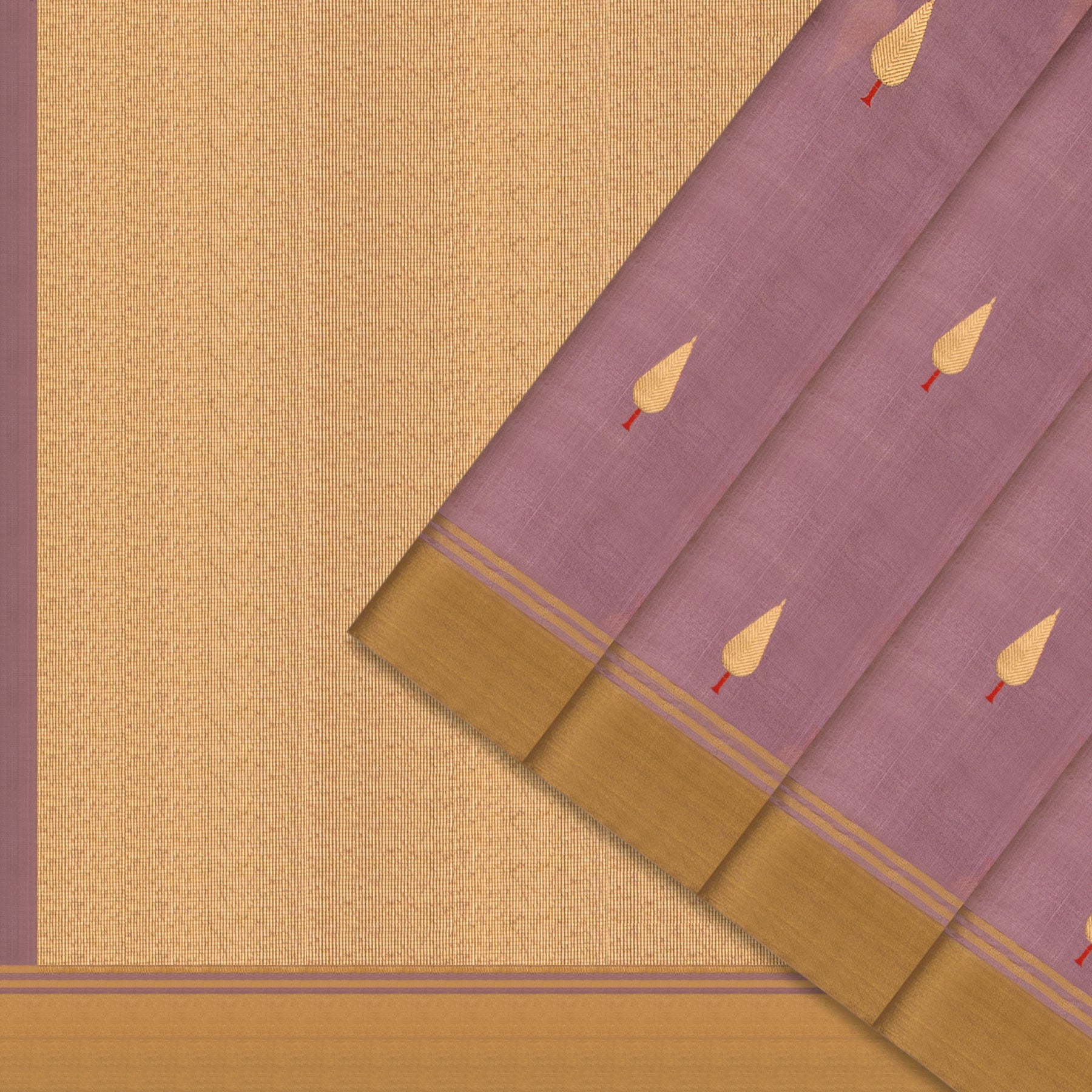 Chanderi Silk Sari 25-004-HS002-00009 - Cover View