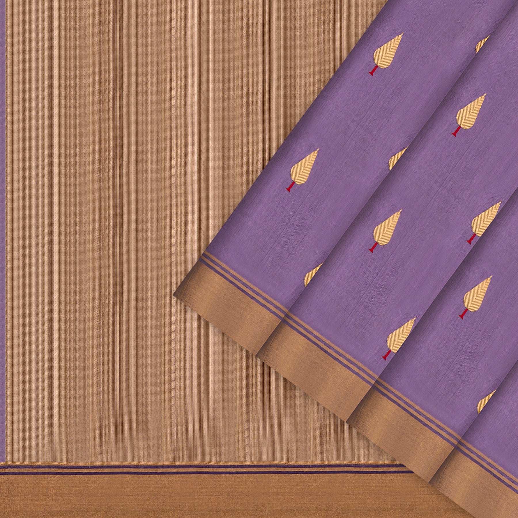 Chanderi Silk Sari 25-004-HS002-00010 - Cover View