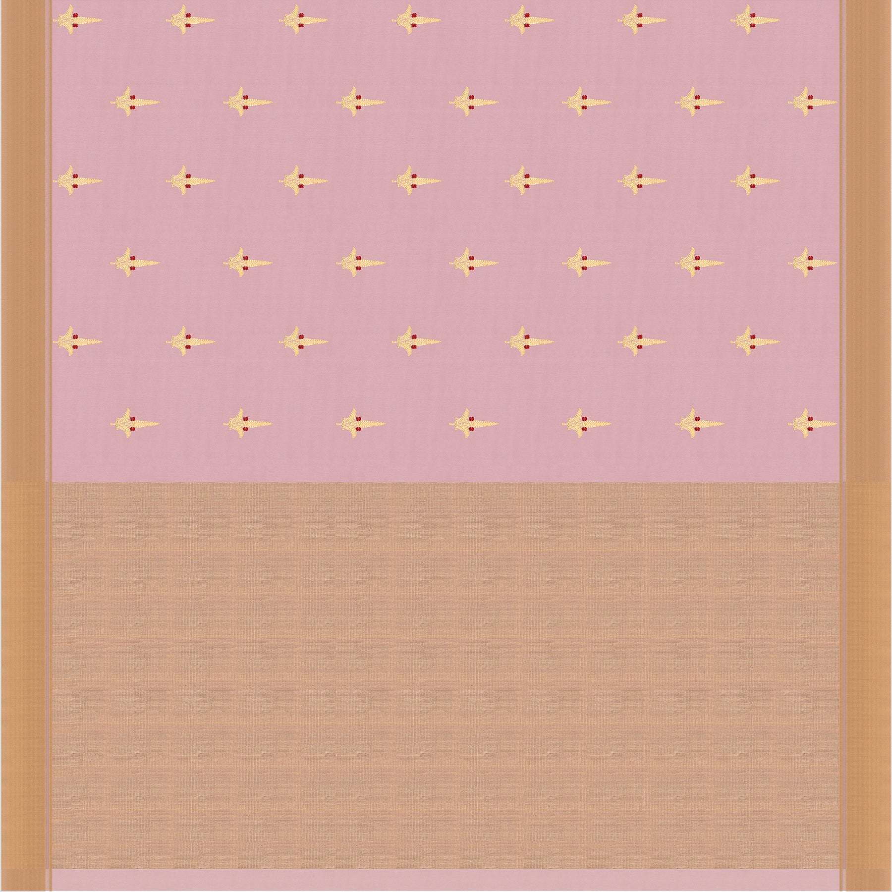 Chanderi Silk Sari 25-004-HS002-00015 - Full View
