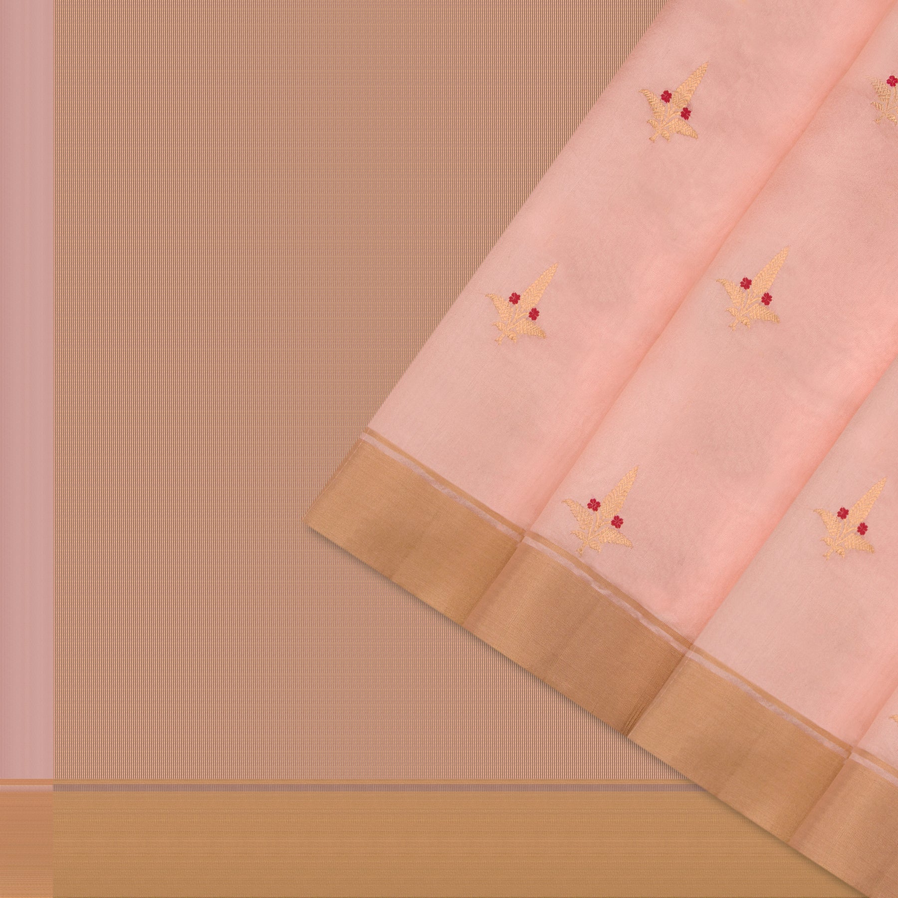 Chanderi Silk Sari 25-004-HS002-00016 - Cover View