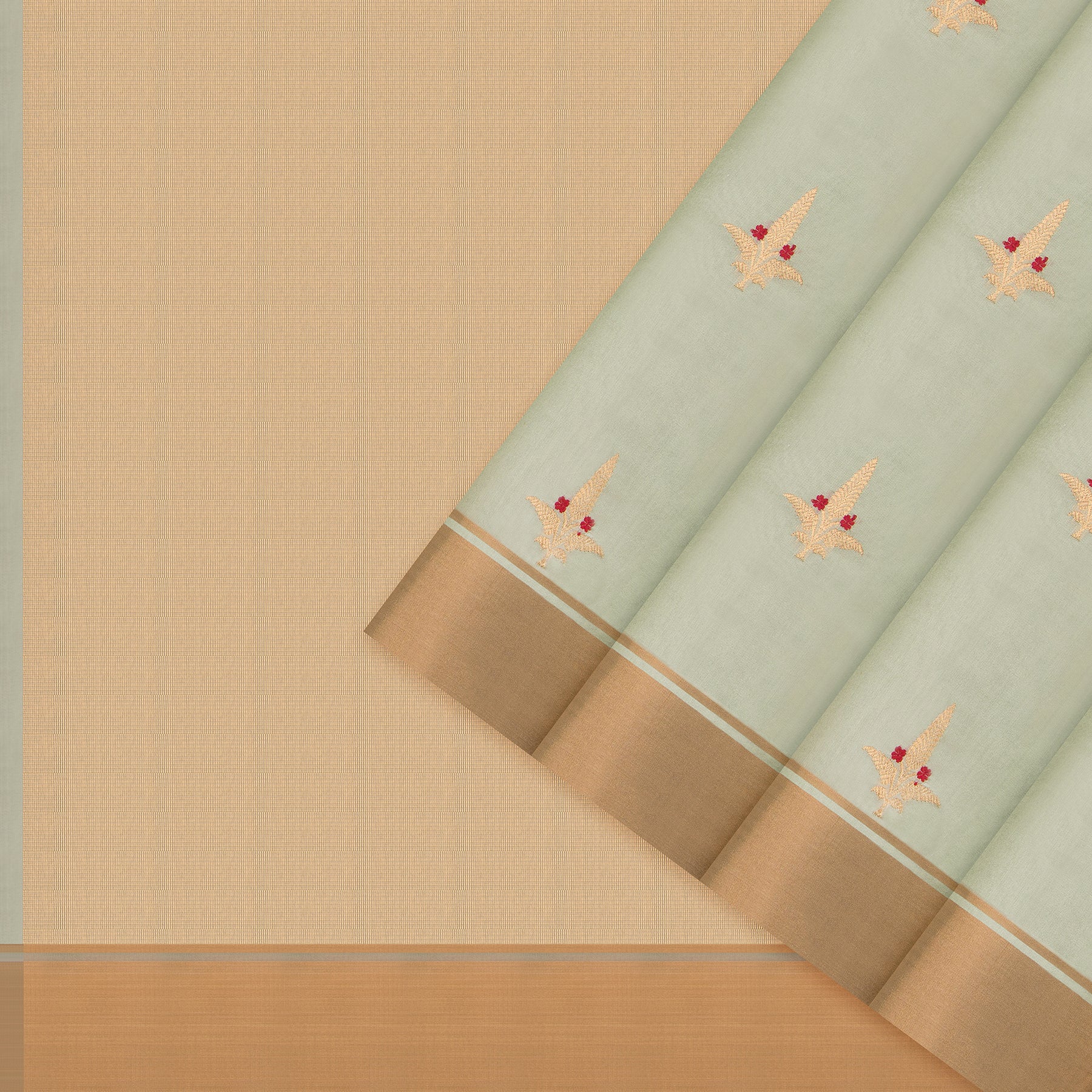 Chanderi Silk Sari 25-004-HS002-00017 - Cover View
