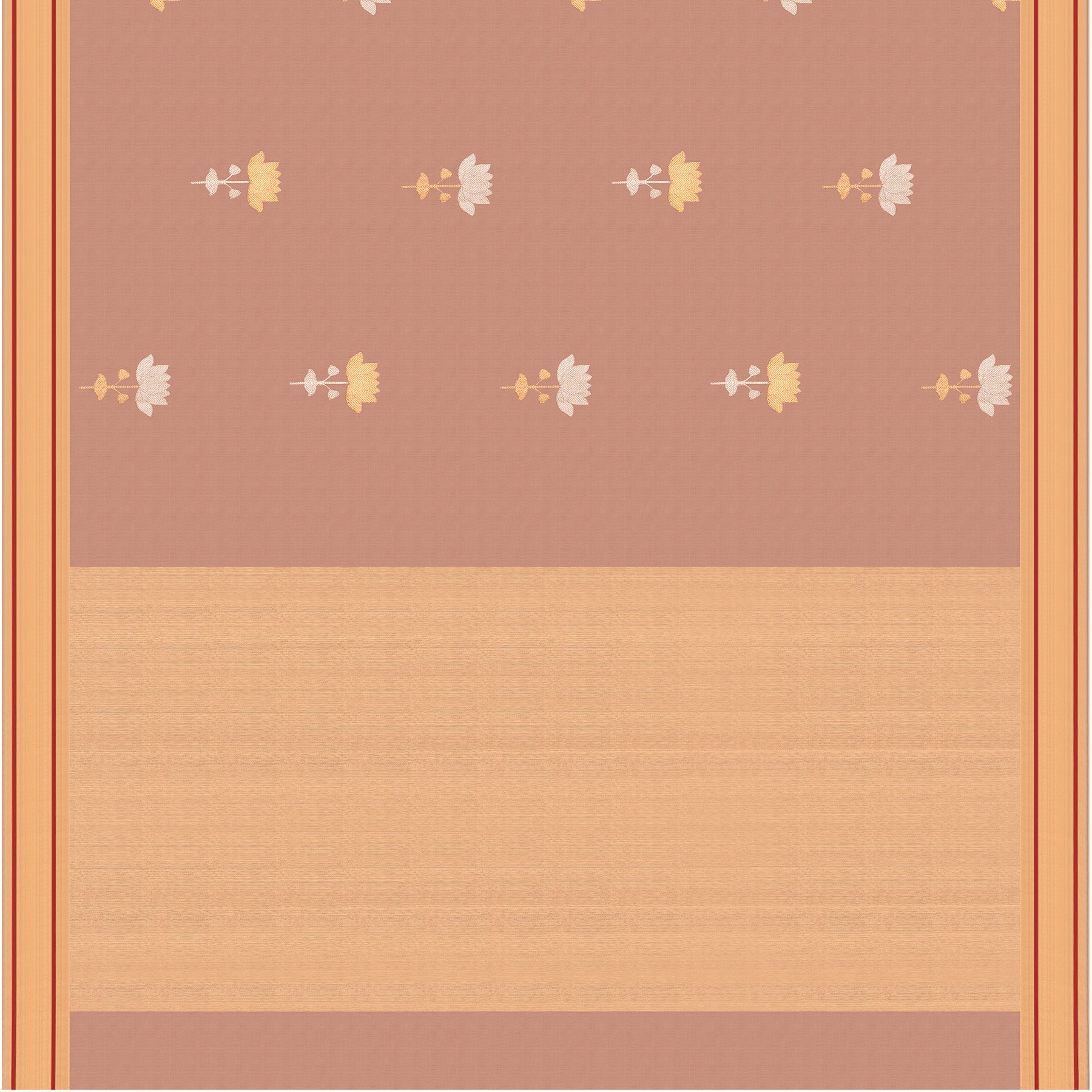Chanderi Silk Sari 25-004-HS002-00023 - Full View