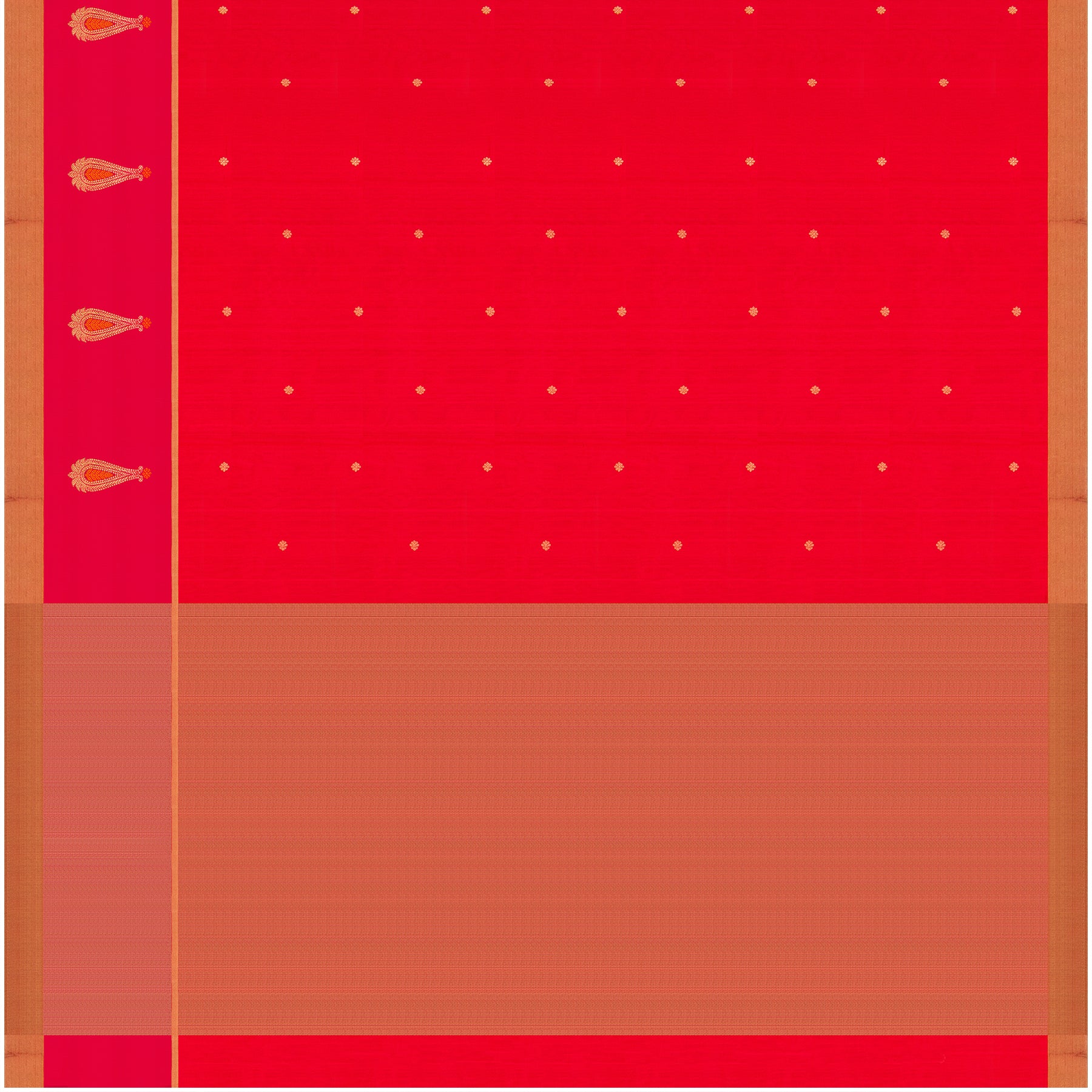 Chanderi Silk Sari 25-004-HS002-00029 - Full View