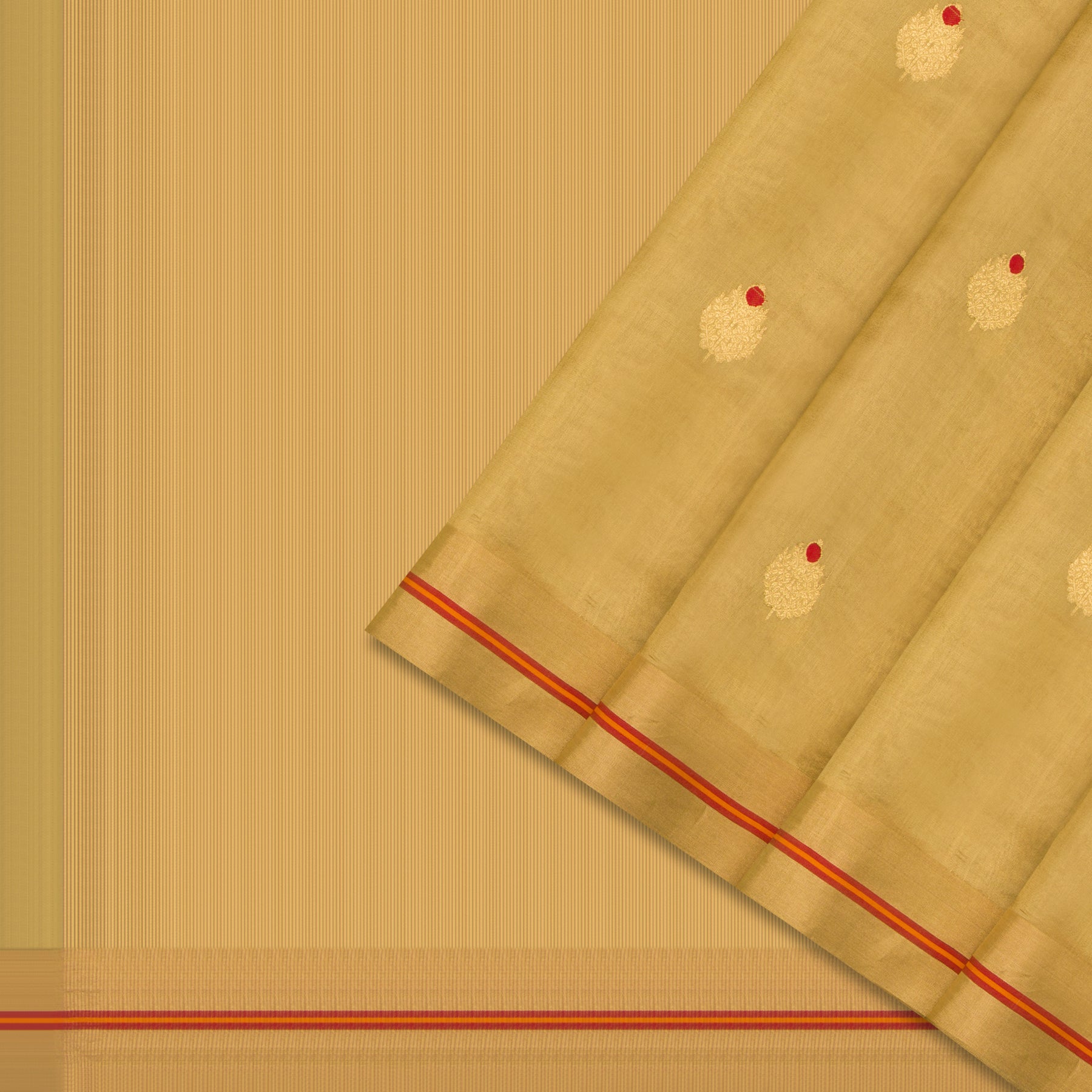 Chanderi Silk Sari 25-004-HS002-00034 - Cover View