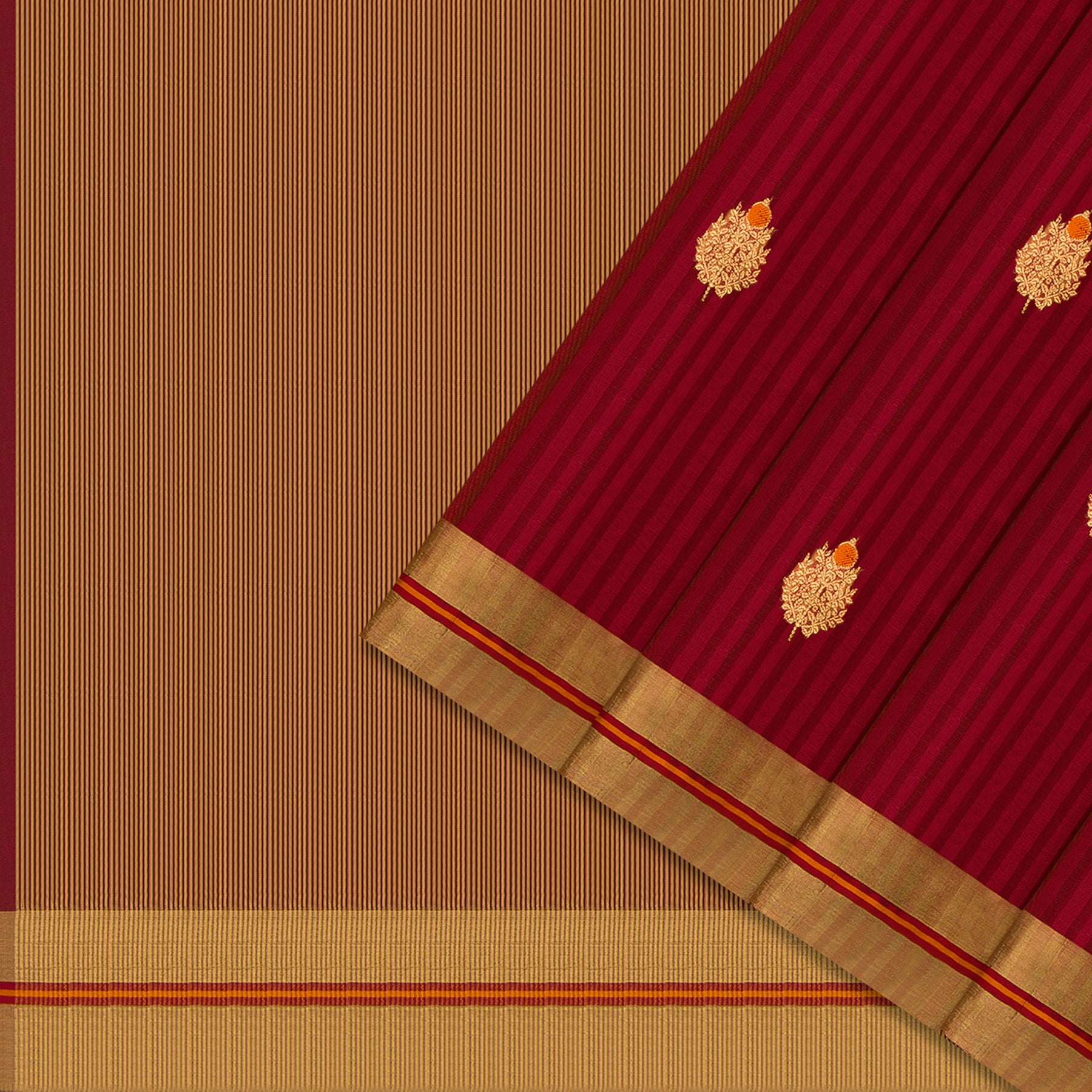 Chanderi Silk Sari 25-004-HS002-00035 - Cover View