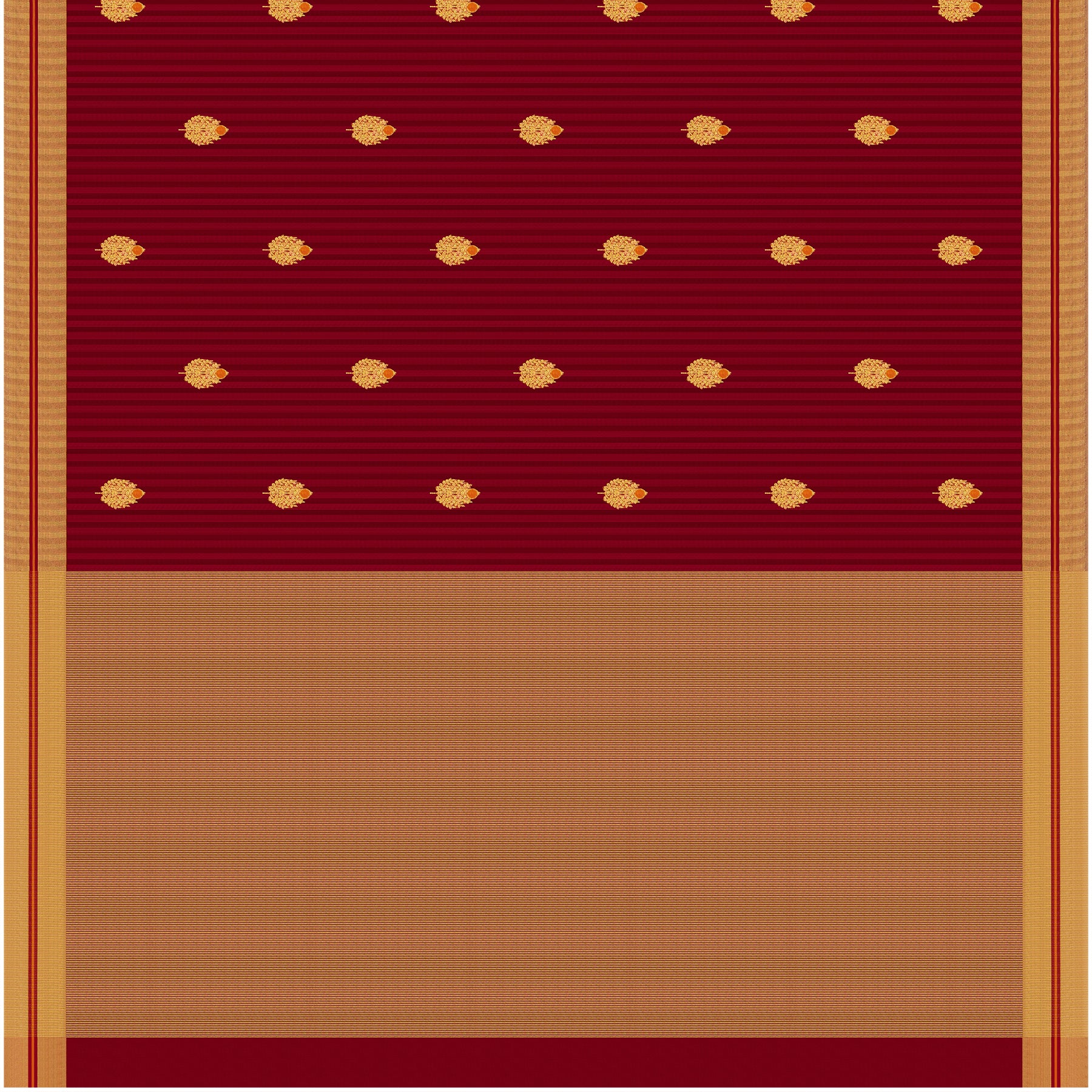Chanderi Silk Sari 25-004-HS002-00035 - Full View