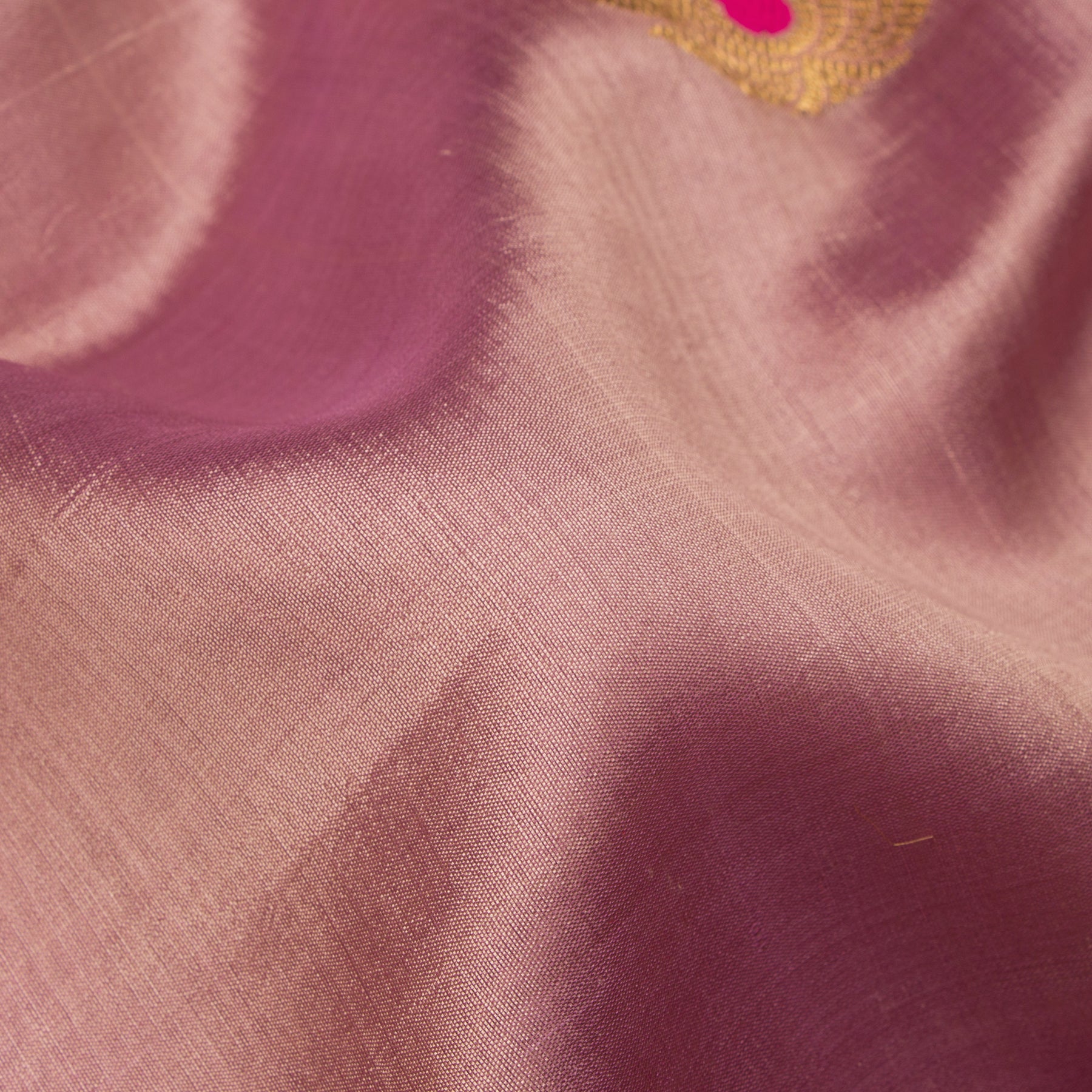 Chanderi Silk Sari 25-004-HS002-00043 - Fabric View