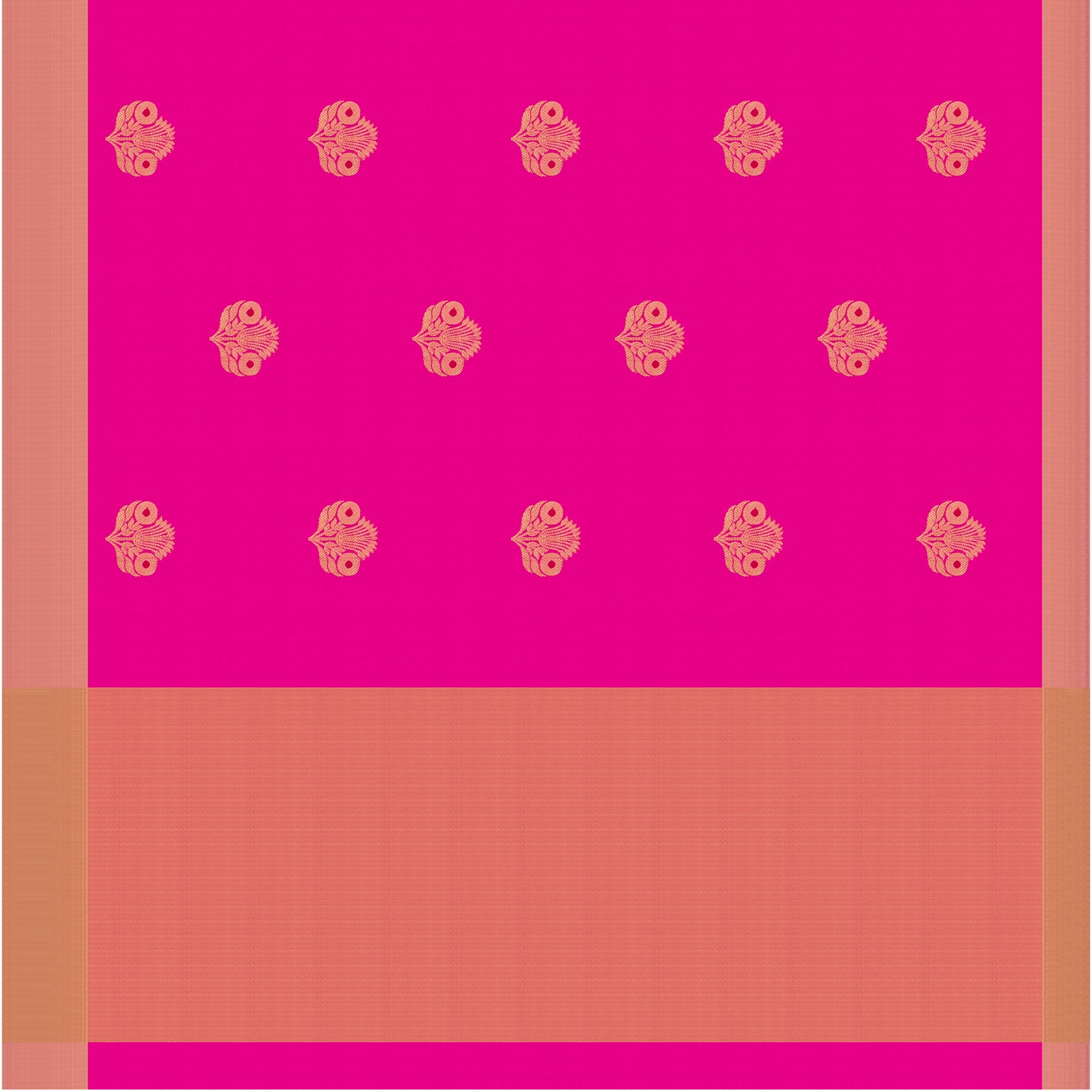 Chanderi Silk Sari 25-004-HS002-00044 - Full View