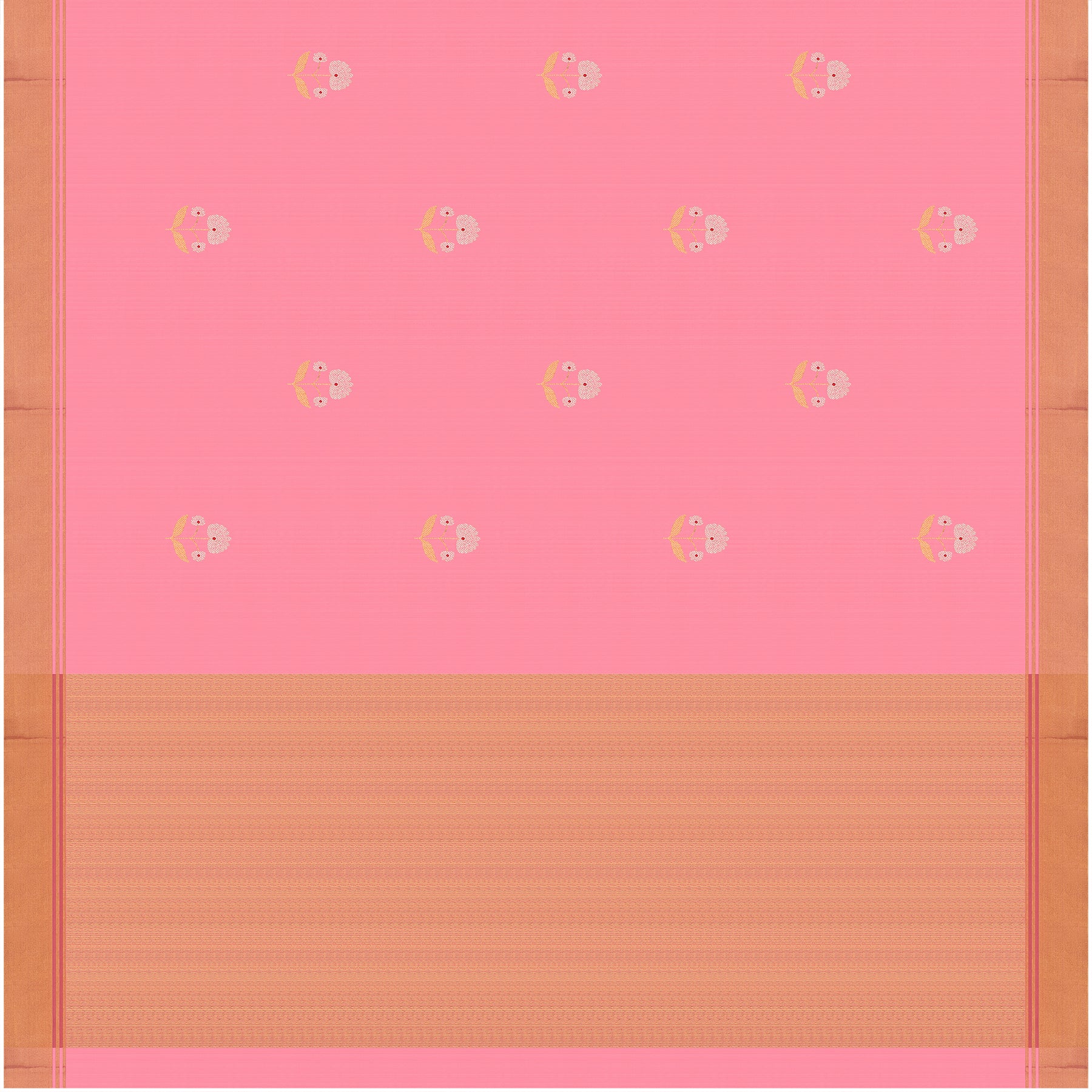 Chanderi Silk Sari 25-004-HS002-00054 - Full View