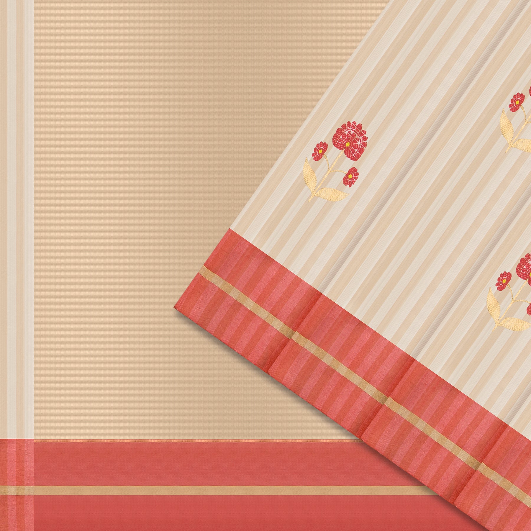 Chanderi Silk Sari 25-004-HS002-00056 - Cover View