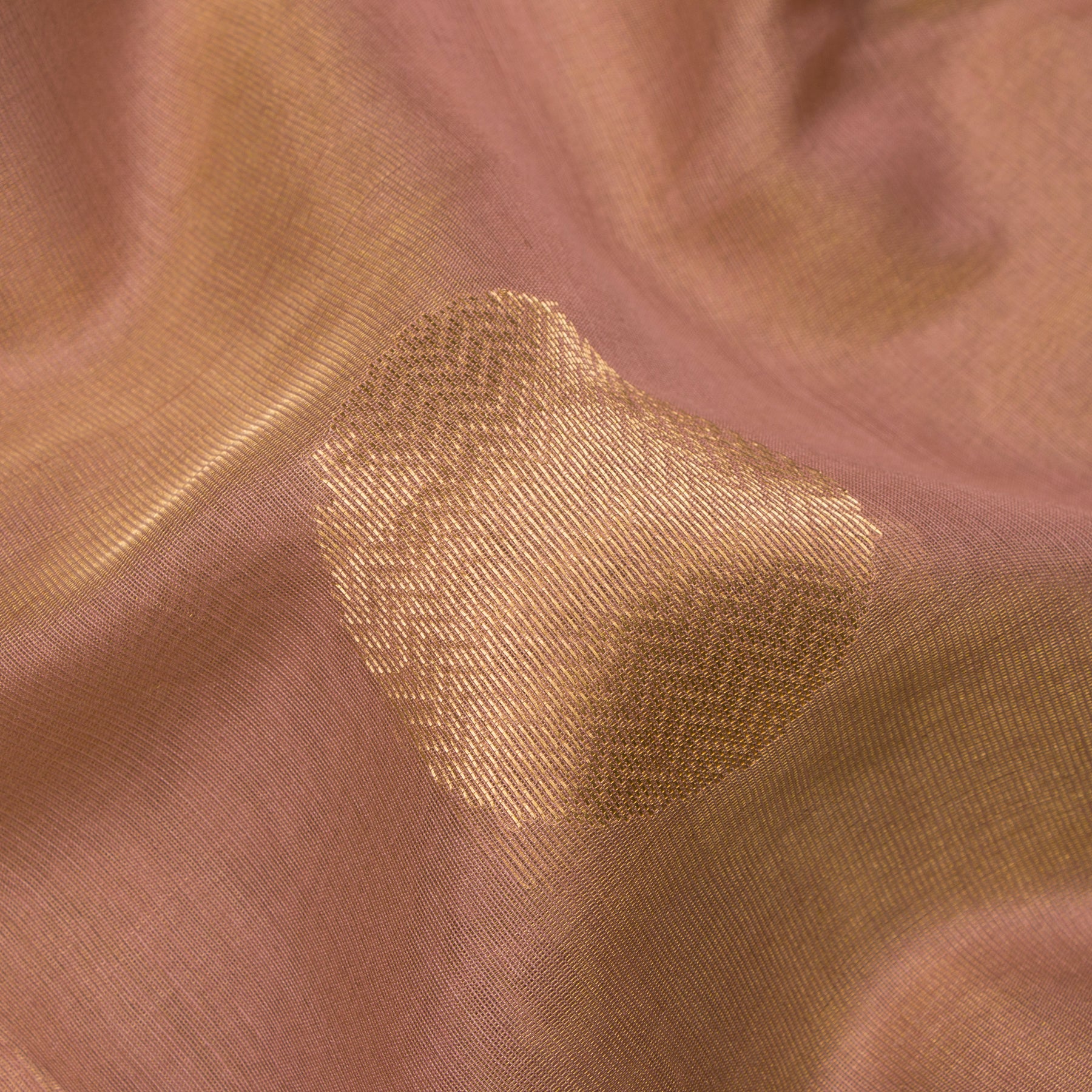 Chanderi Silk Sari 25-004-HS002-00059 - Fabric View