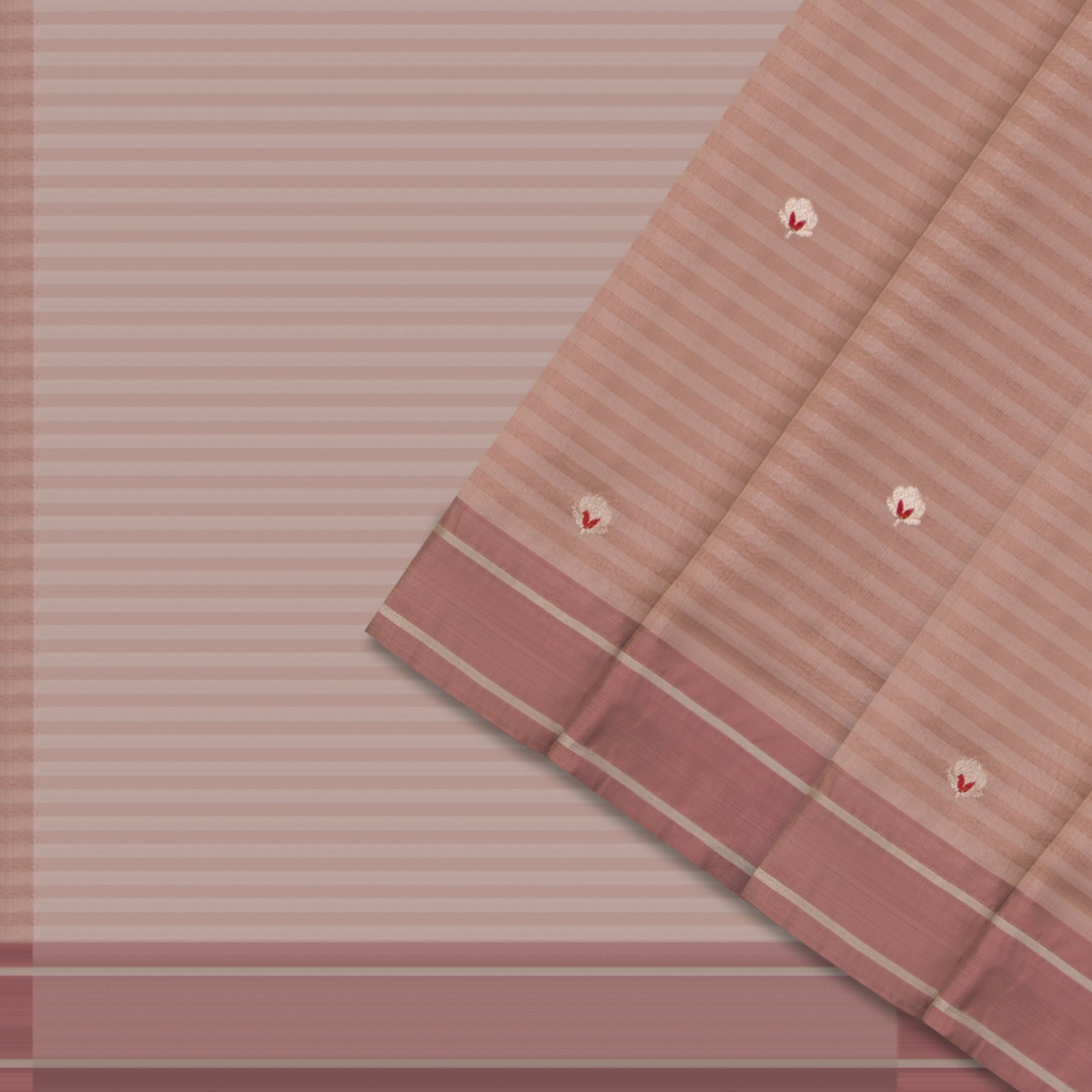 Chanderi Silk Sari 25-004-HS002-00066
