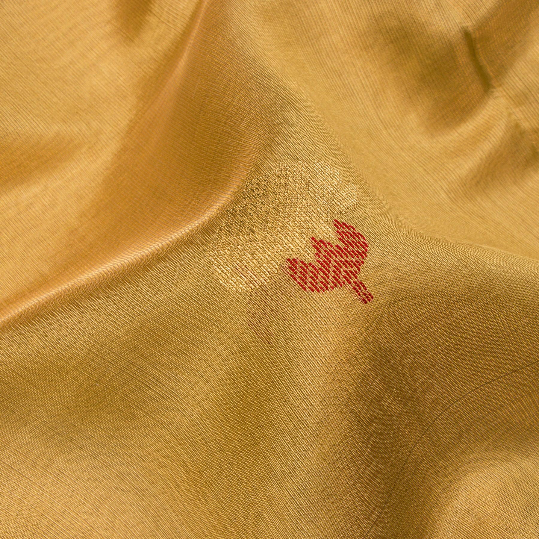 Chanderi Silk Sari 25-004-HS002-00067 - Fabric View