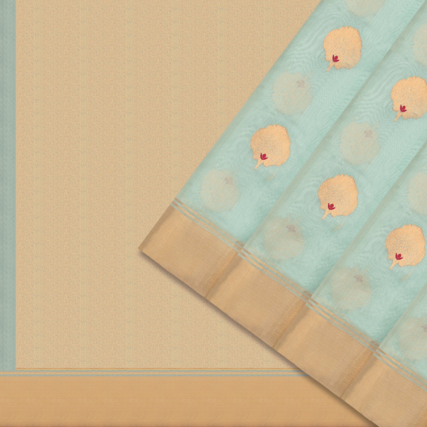 Chanderi Silk Sari 25-004-HS002-00070 -  Cover View