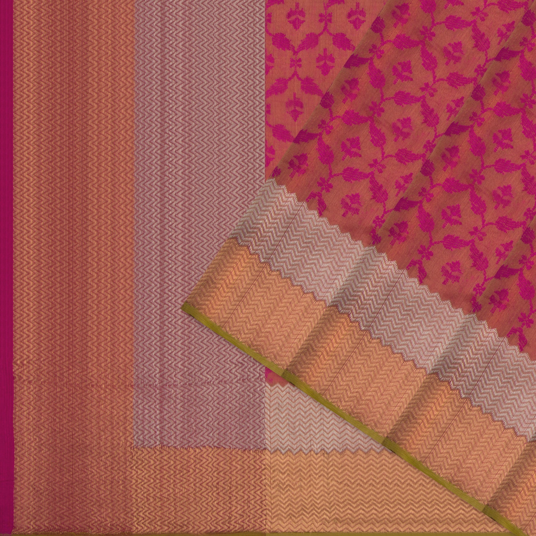 Bailou Silk Sari 25-005-HS002-00082 - Cover View