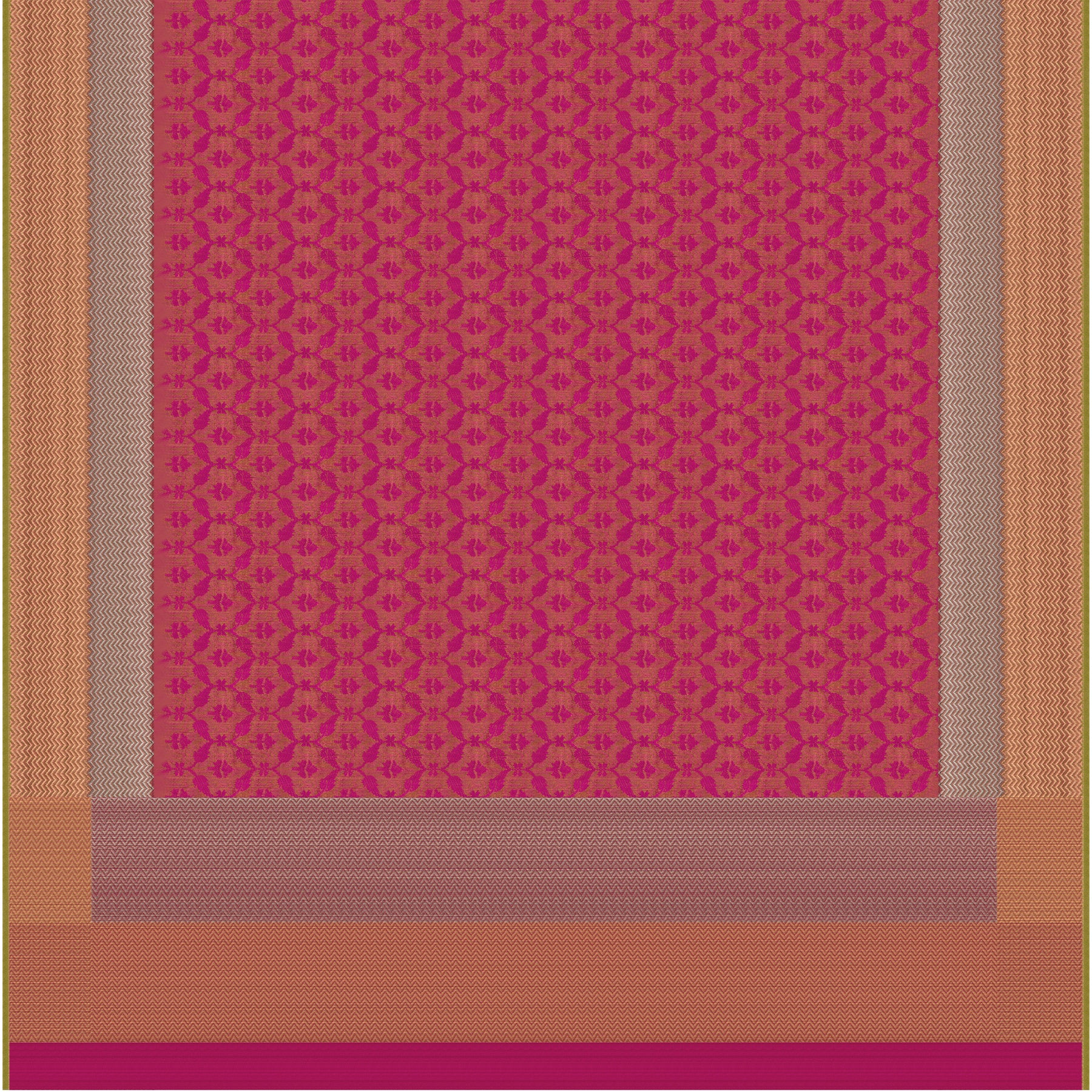 Bailou Silk Sari 25-005-HS002-00082 - Full View