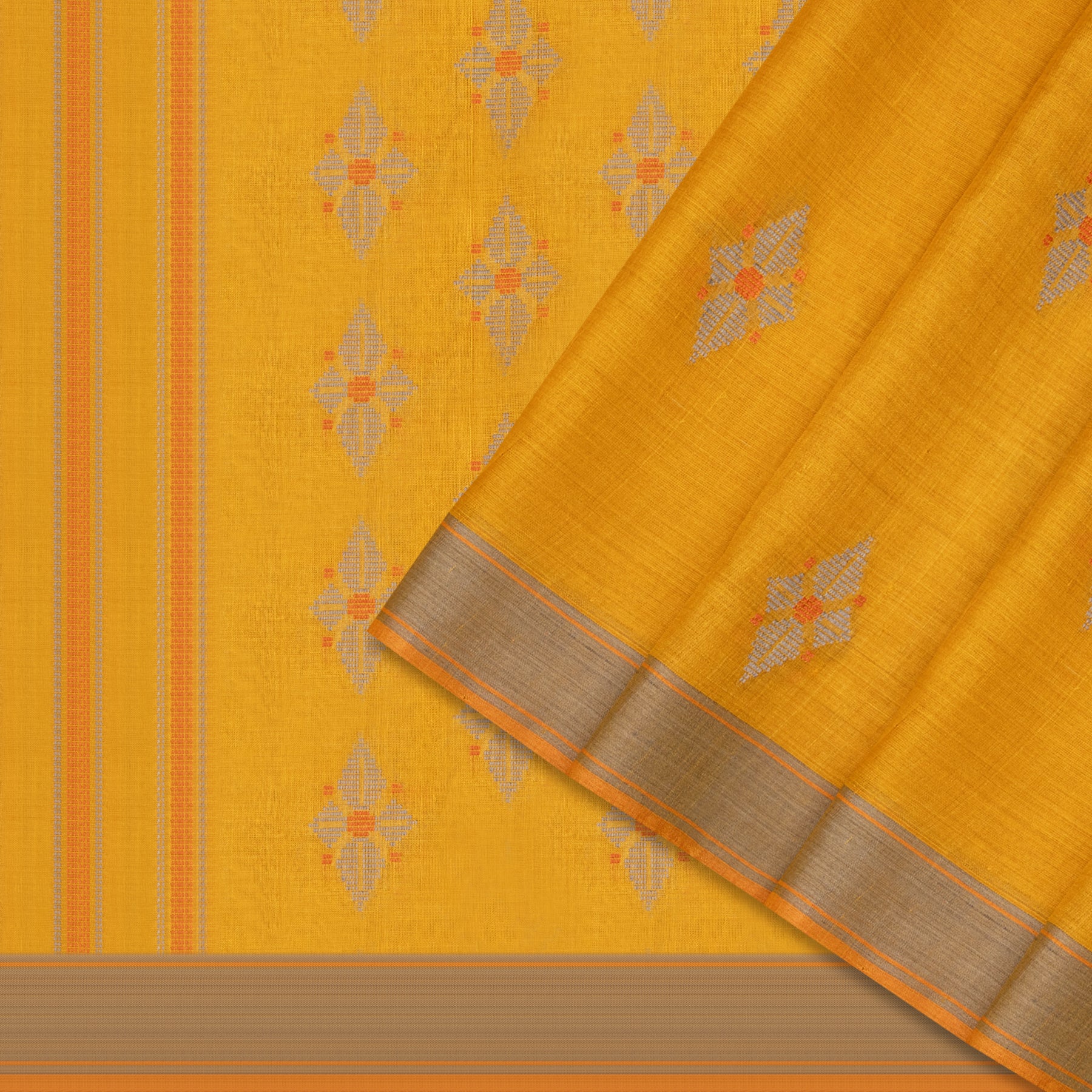 Pradeep Pillai Tussore Silk Sari 25-008-HS002-00189 - Cover View
