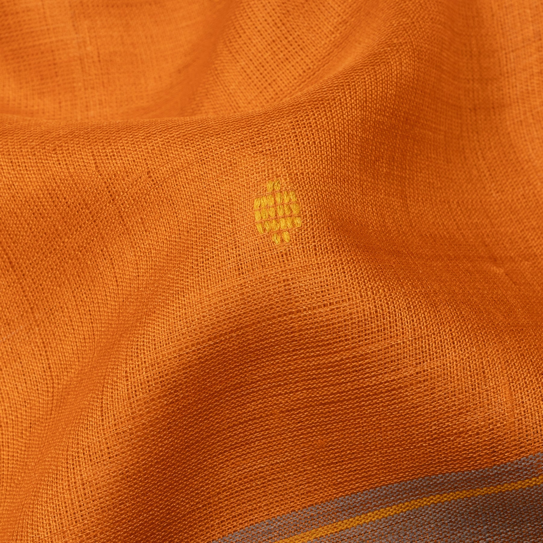 Pradeep Pillai Tussore Silk Sari 25-008-HS002-00195 - Fabric View