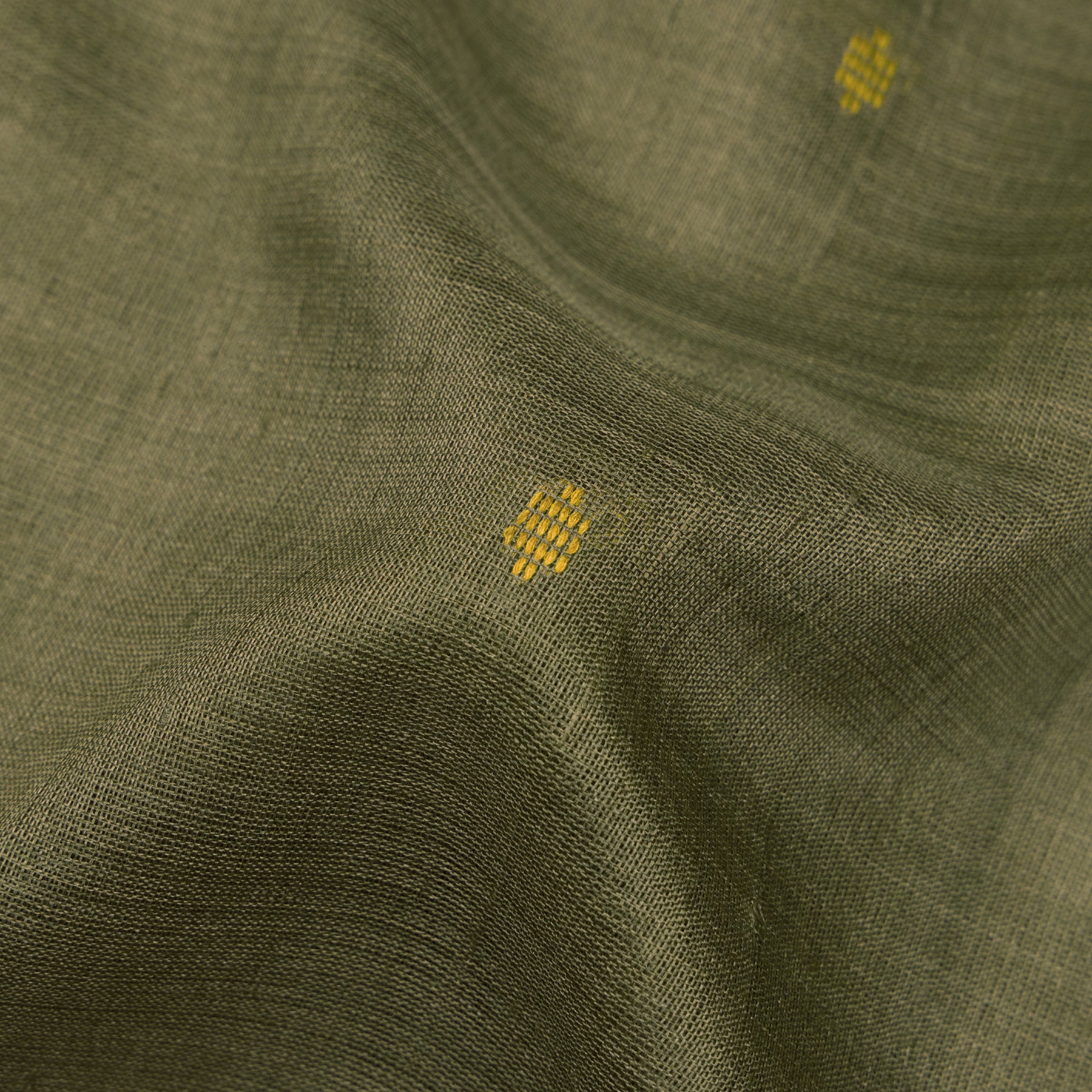 Pradeep Pillai Tussore Silk Sari 25-008-HS002-00383 - Fabric View