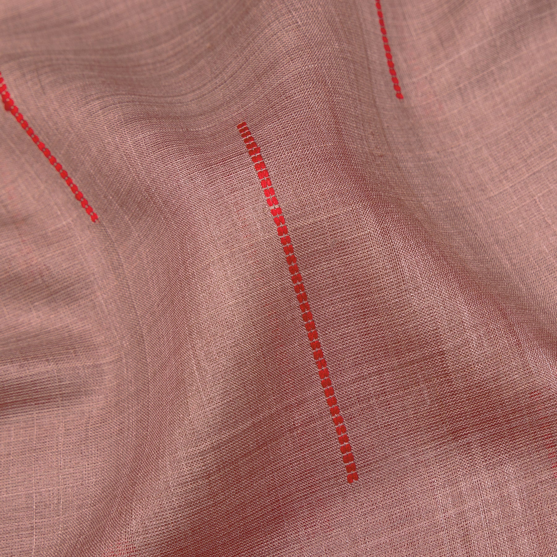 Pradeep Pillai Tussore Silk Sari 25-008-HS002-00384 - Fabric View