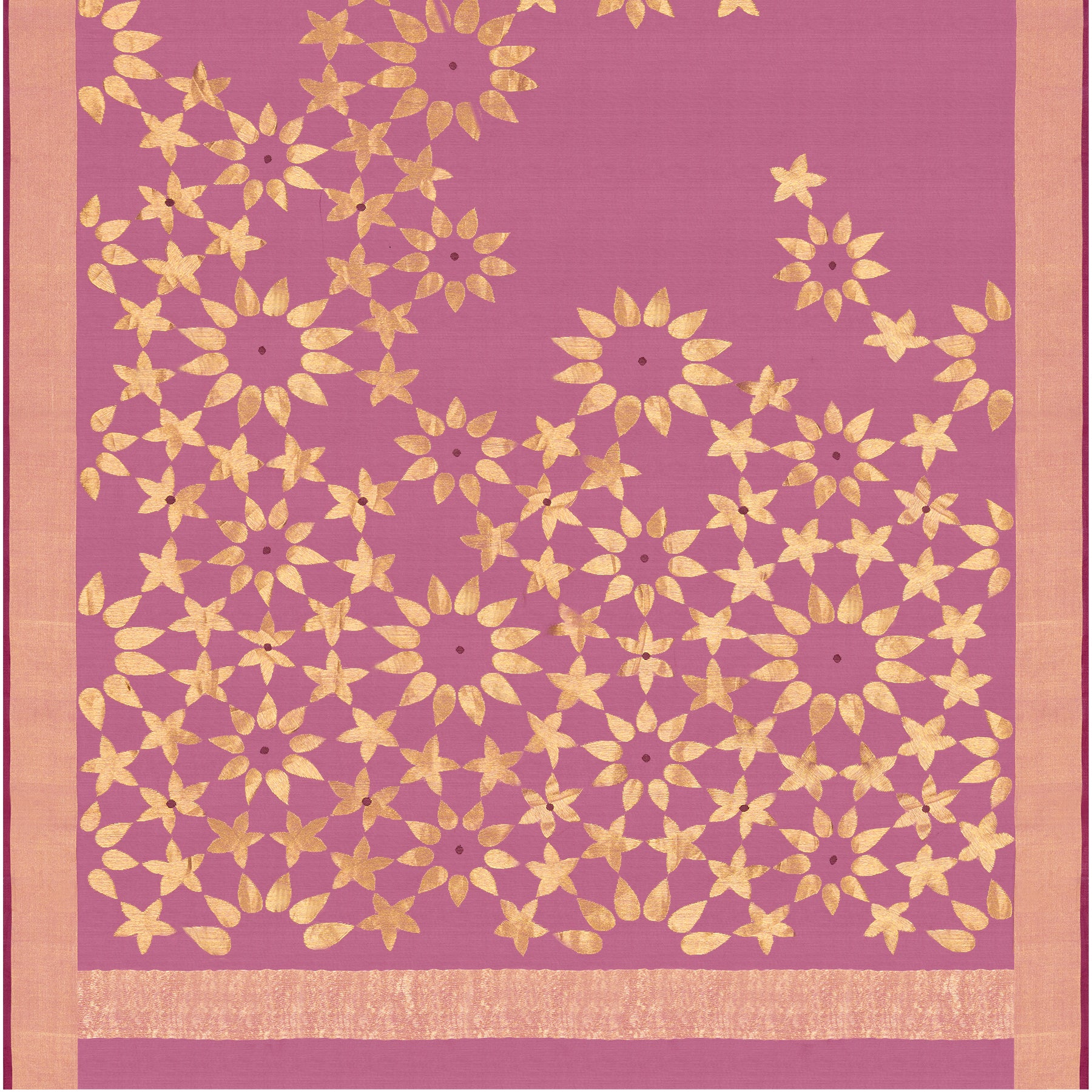 Pradeep Pillai Chanderi Silk Sari 25-008-HS002-00413 - Full View