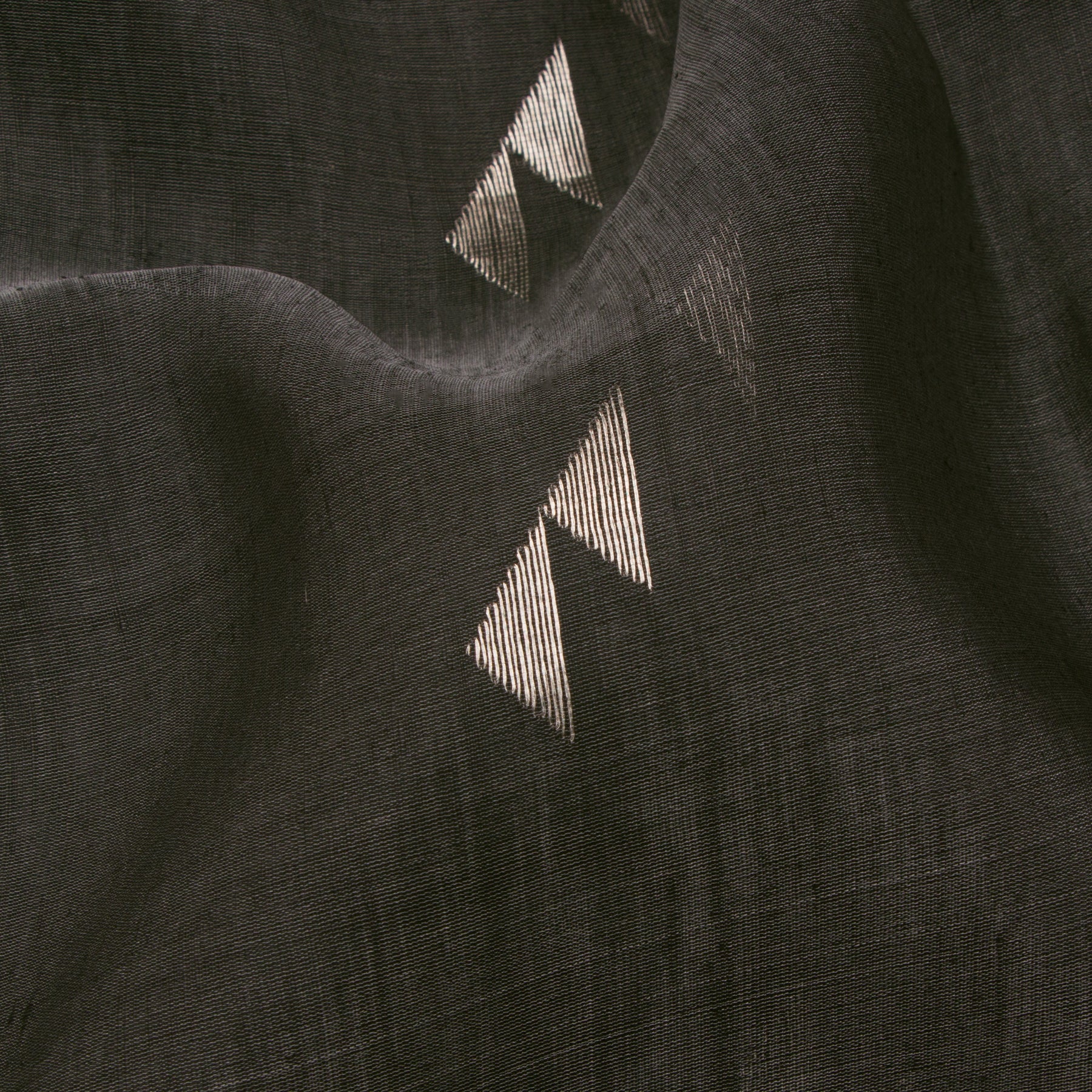 Pradeep Pillai Linen/Silk Sari 25-008-HS004-00024 - Fabric View