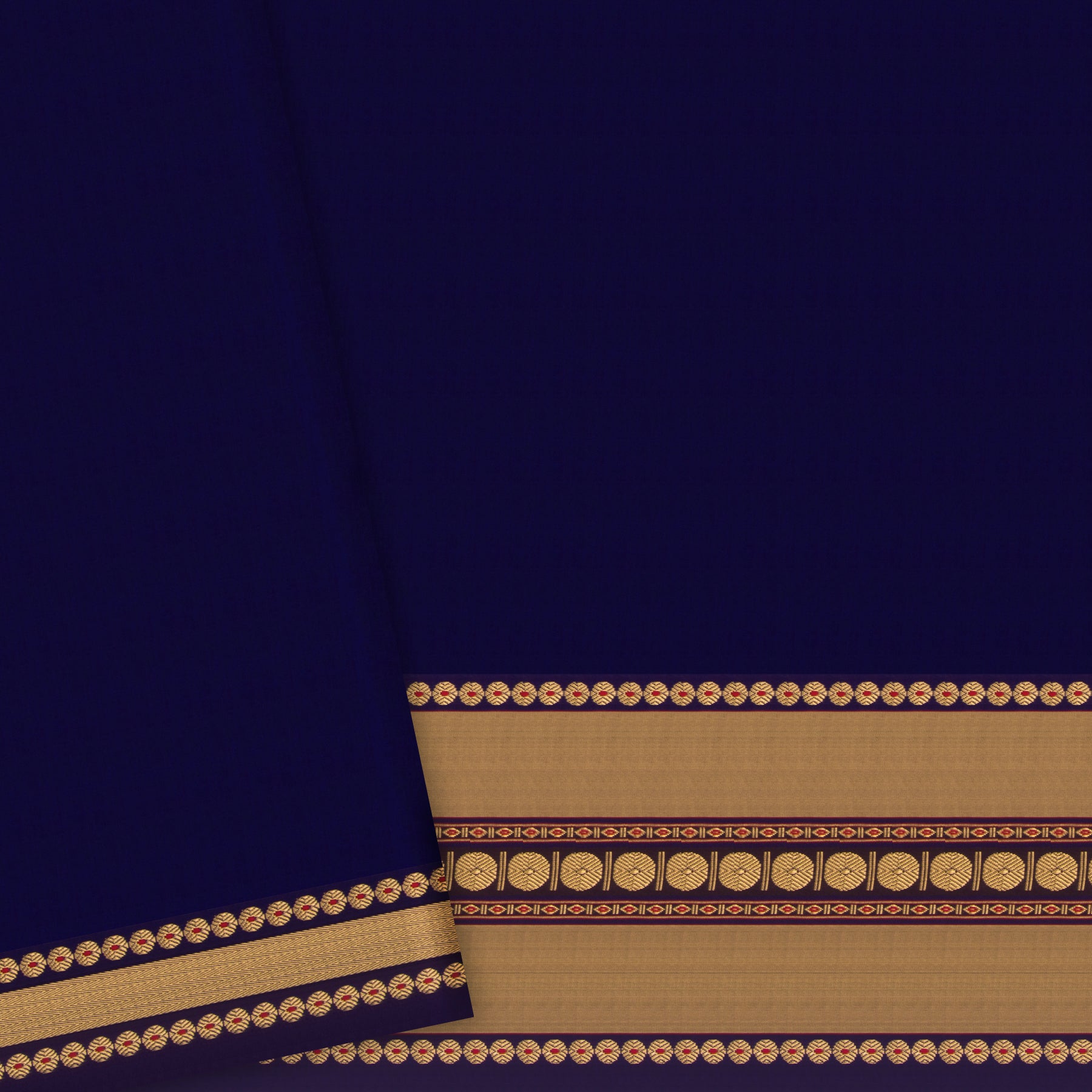 Pradeep Pillai Chanderi Silk/Cotton Sari 25-008-HS005-00002 - Blouse View