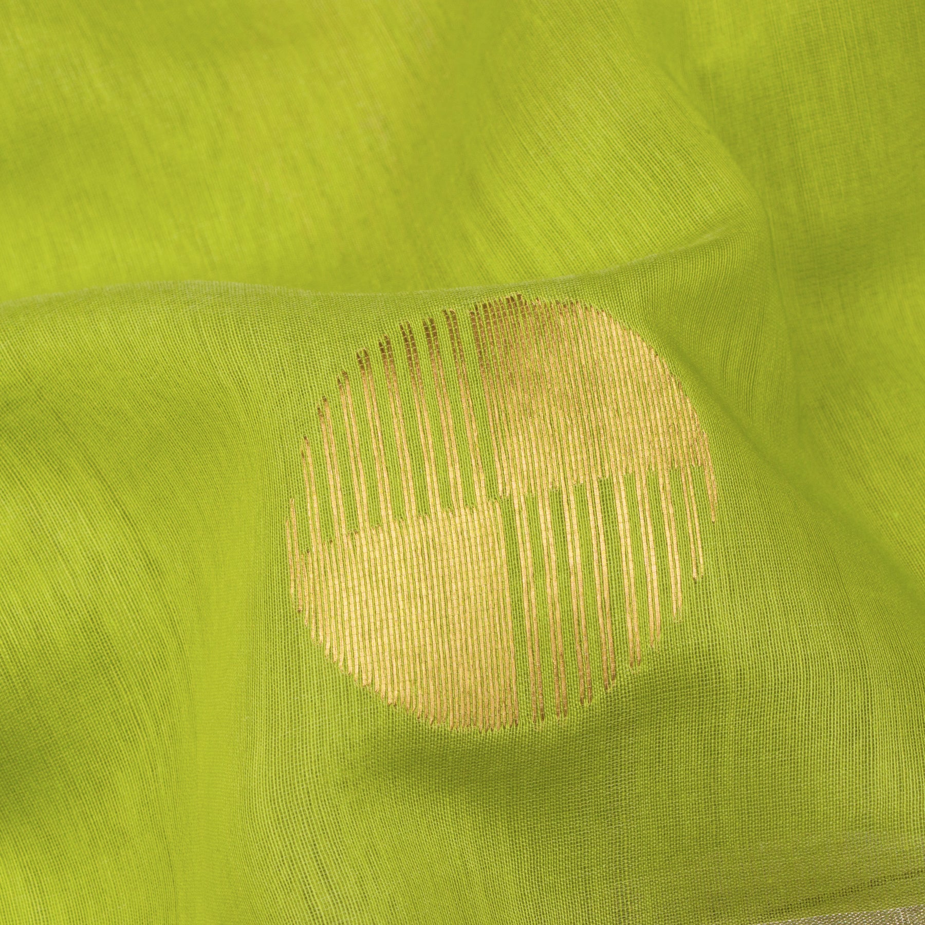Pradeep Pillai Chanderi Silk/Cotton Sari 25-008-HS005-00059 - Fabric View