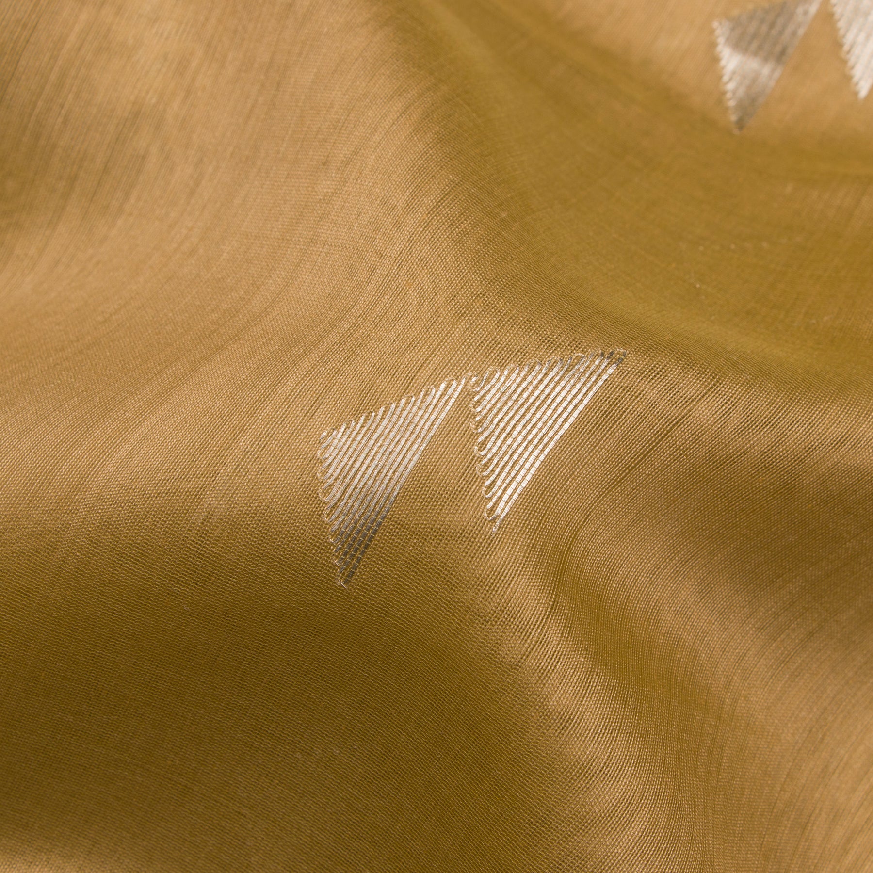 Pradeep Pillai Chanderi Silk/Cotton Sari 25-008-HS005-00077 - Fabric View
