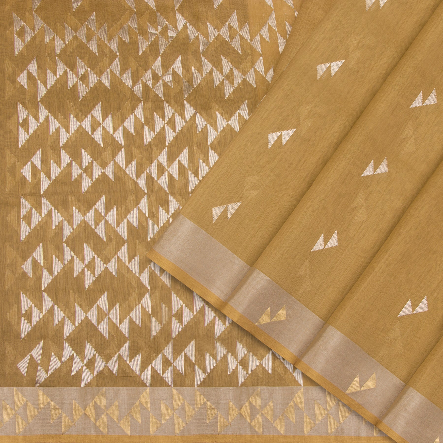 Pradeep Pillai Chanderi Silk/Cotton Sari 25-008-HS005-00078 - Cover View