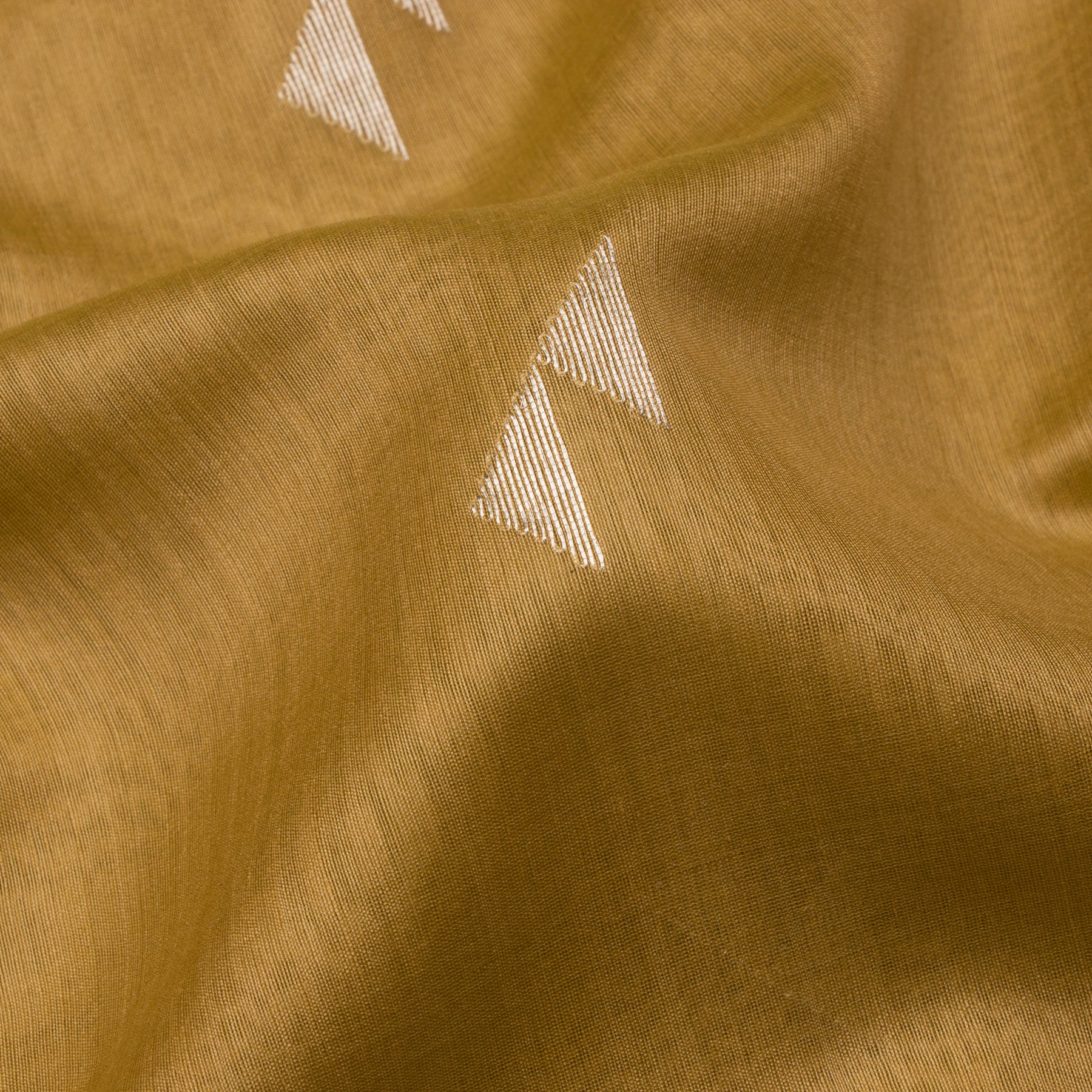 Pradeep Pillai Chanderi Silk/Cotton Sari 25-008-HS005-00078 - Fabric View