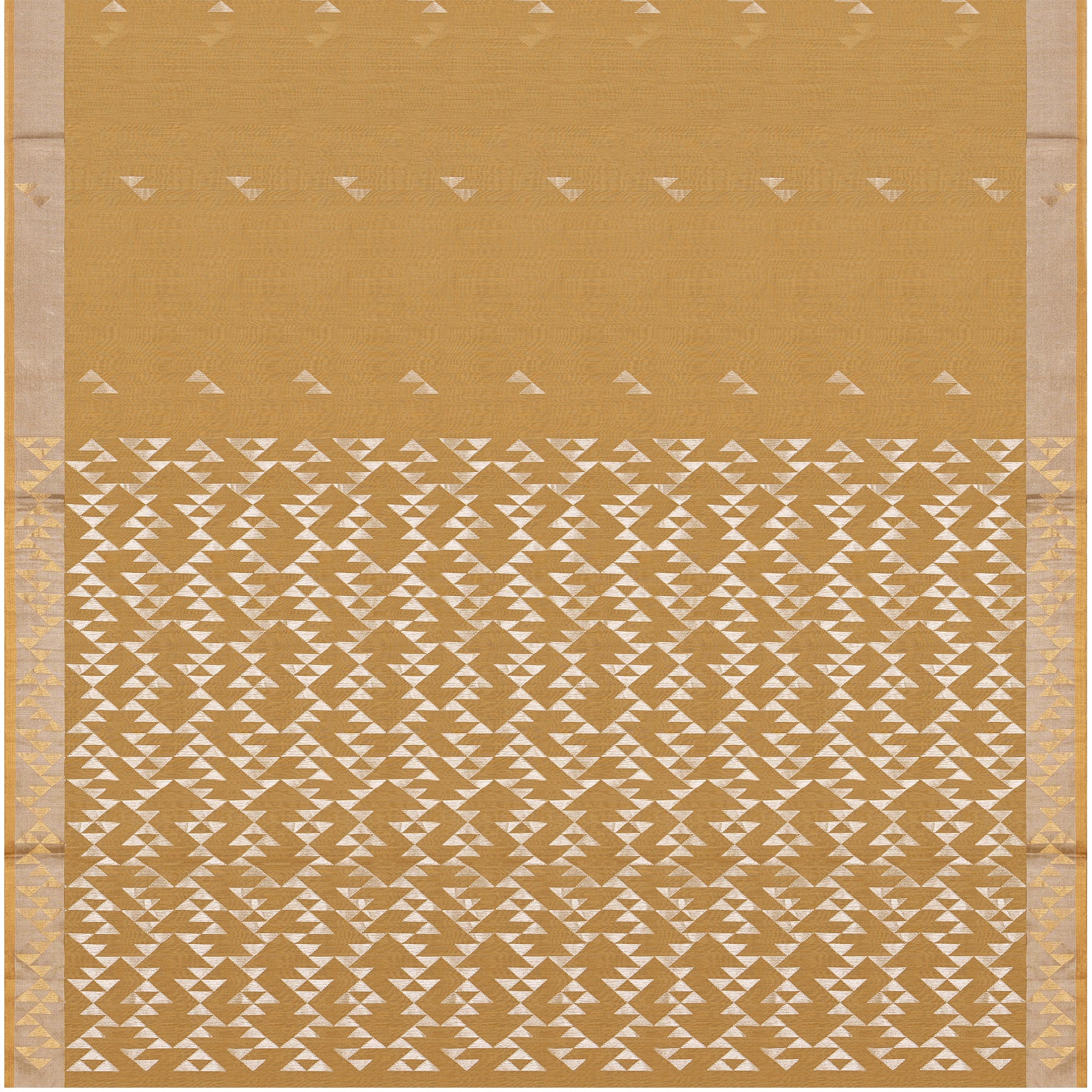 Pradeep Pillai Chanderi Silk/Cotton Sari 25-008-HS005-00078 - Full View