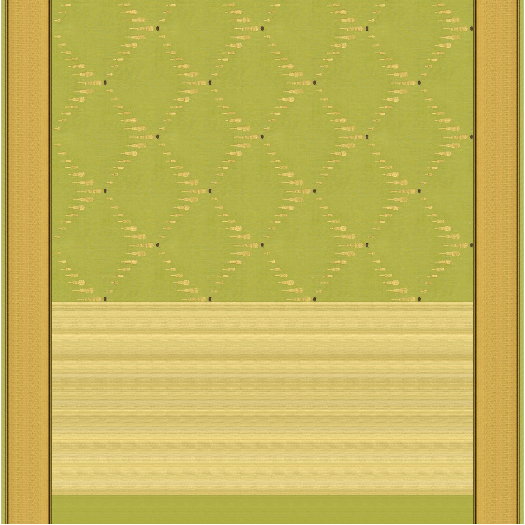 Pradeep Pillai Chanderi Silk/Cotton Sari 25-008-HS005-00080 - Full View
