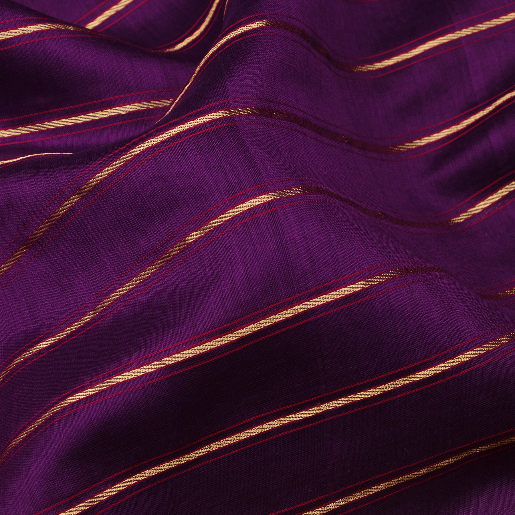 Pradeep Pillai Chanderi Silk/Cotton Sari 25-008-HS005-00140 - Fabric View