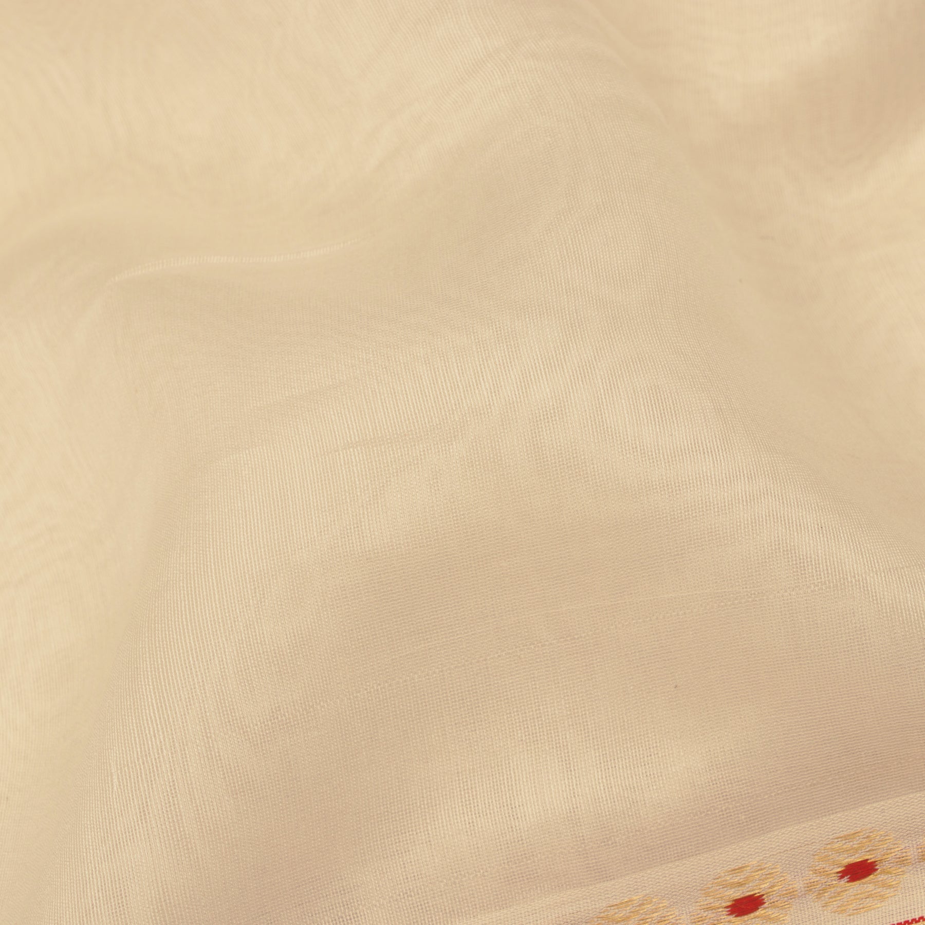 Pradeep Pillai Chanderi Silk/Cotton Sari 25-008-HS005-00530 - Fabric View