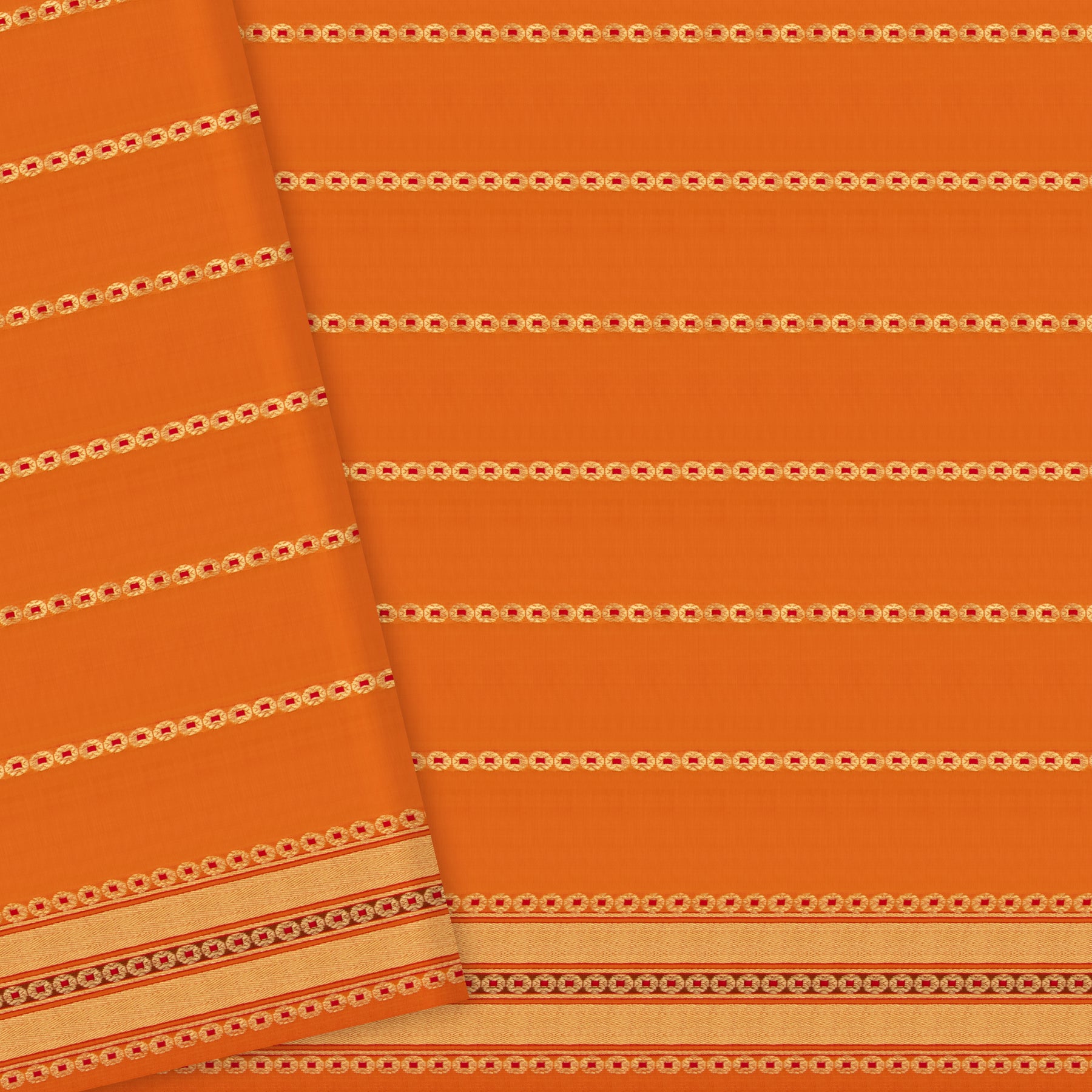 Pradeep Pillai Chanderi Silk/Cotton Sari 25-008-HS005-00155 - Blouse View