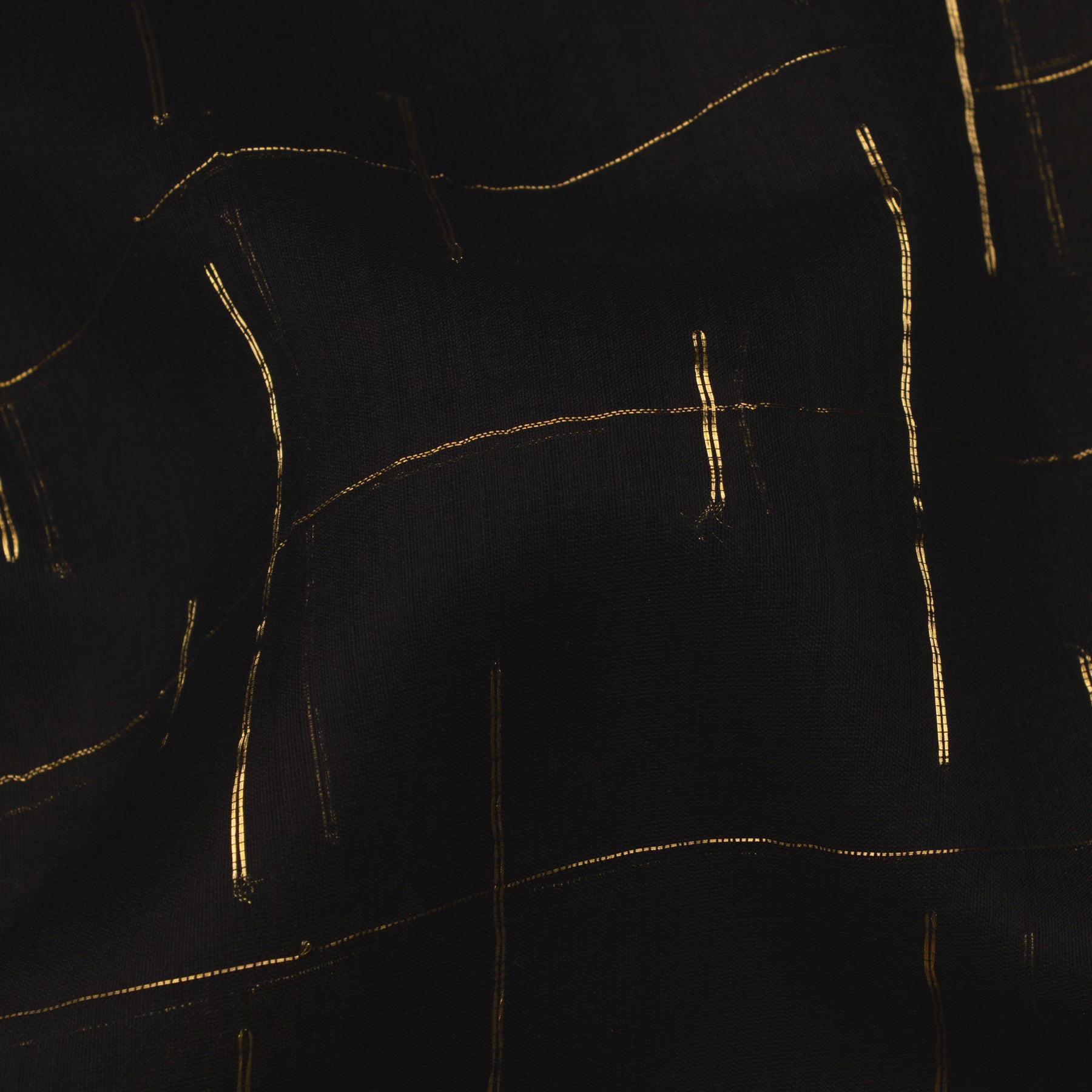 Pradeep Pillai Chanderi Silk/Cotton Sari 25-008-HS005-00164 - Fabric View