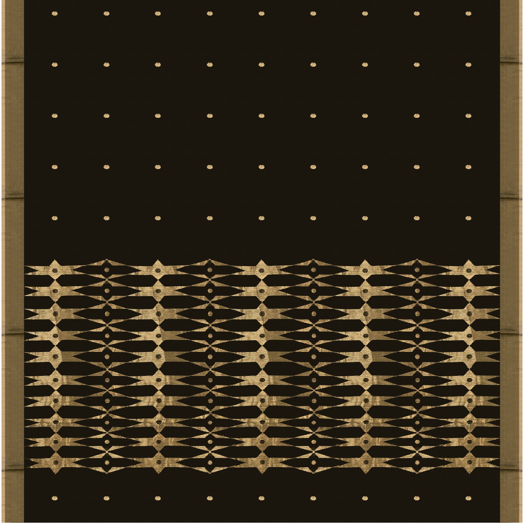 Pradeep Pillai Chanderi Silk/Cotton Sari 25-008-HS005-00165 - Full View