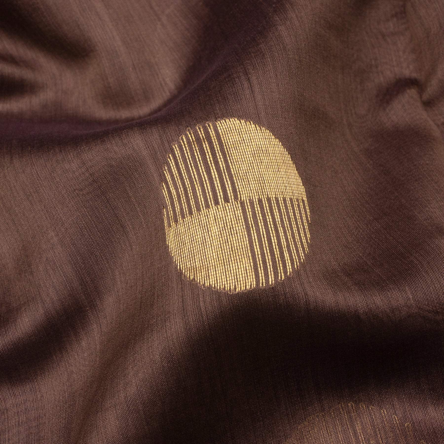 Pradeep Pillai Chanderi Silk/Cotton Sari 25-008-HS005-00175 - Fabric View