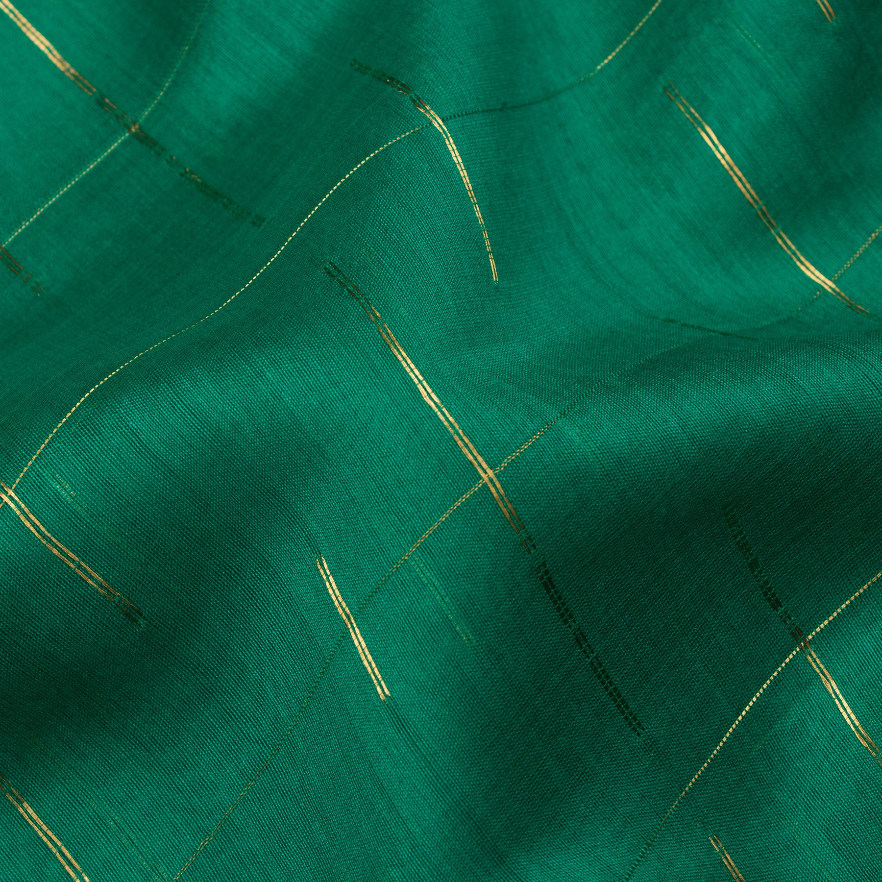 Pradeep Pillai Chanderi Silk/Cotton Sari 25-008-HS005-00206 - Fabric View