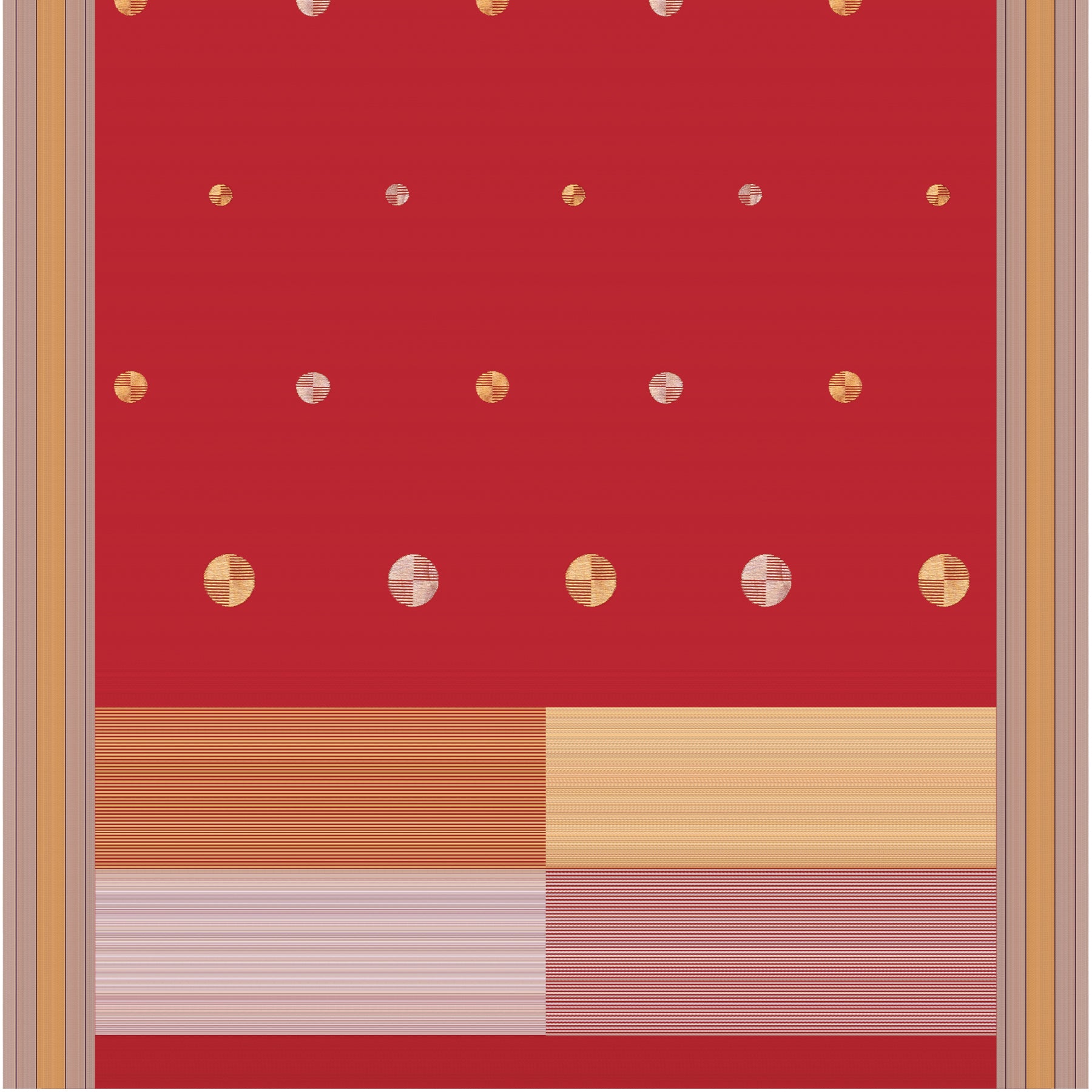 Pradeep Pillai Chanderi Silk/Cotton Sari 25-008-HS005-00227 - Full View