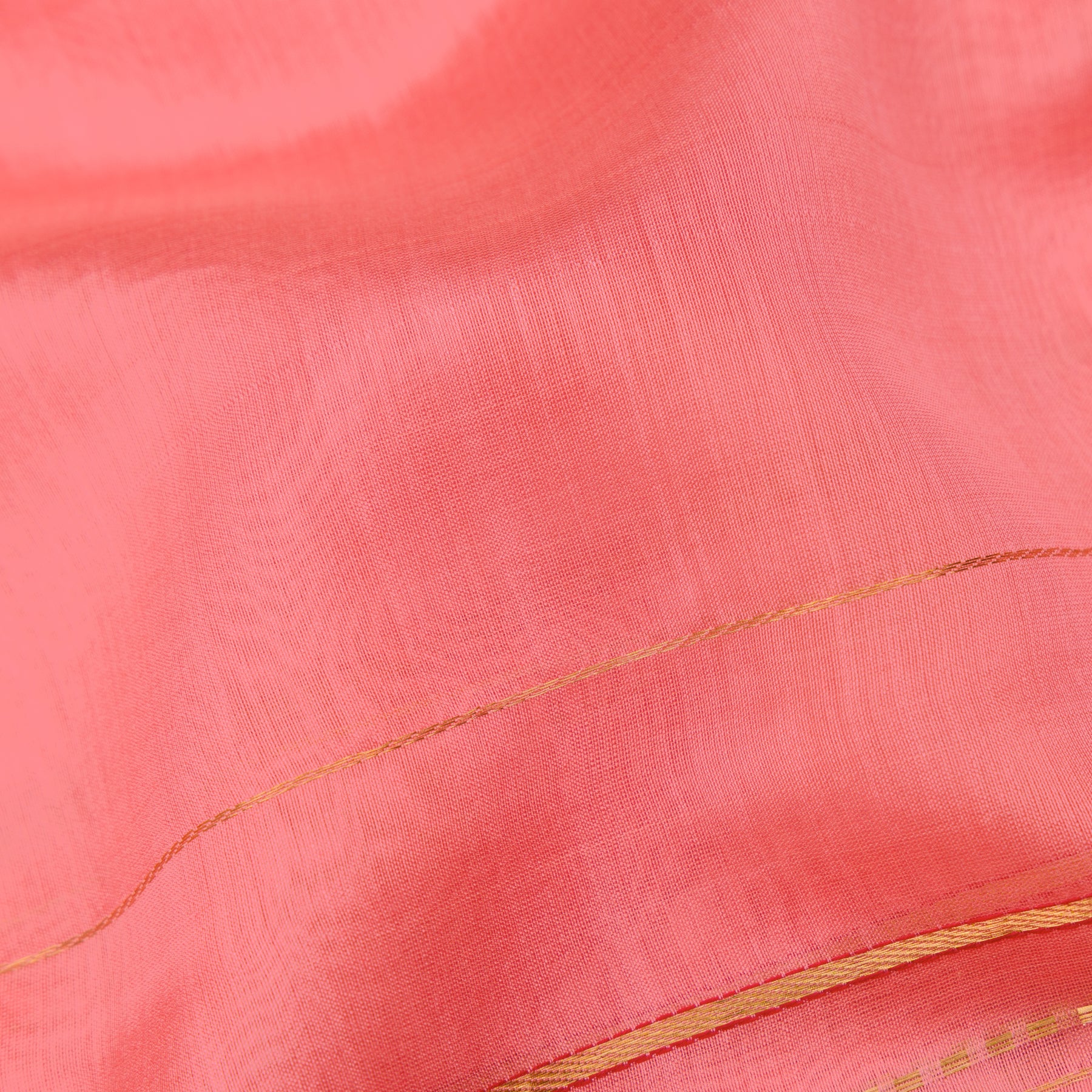 Pradeep Pillai Chanderi Silk/Cotton Sari 25-008-HS005-00310 - Fabric View