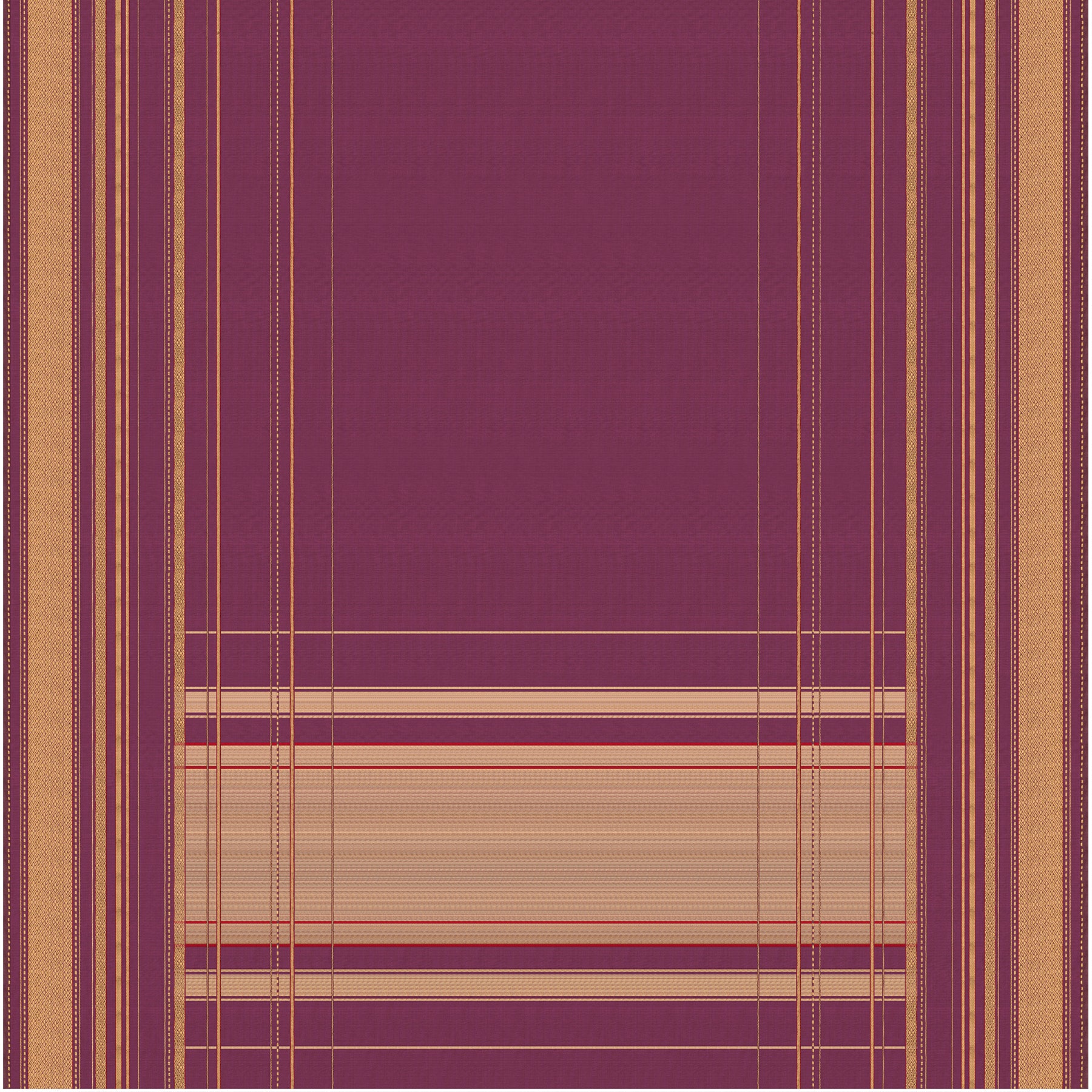 Pradeep Pillai Chanderi Silk/Cotton Sari 25-008-HS005-00313 - Full View