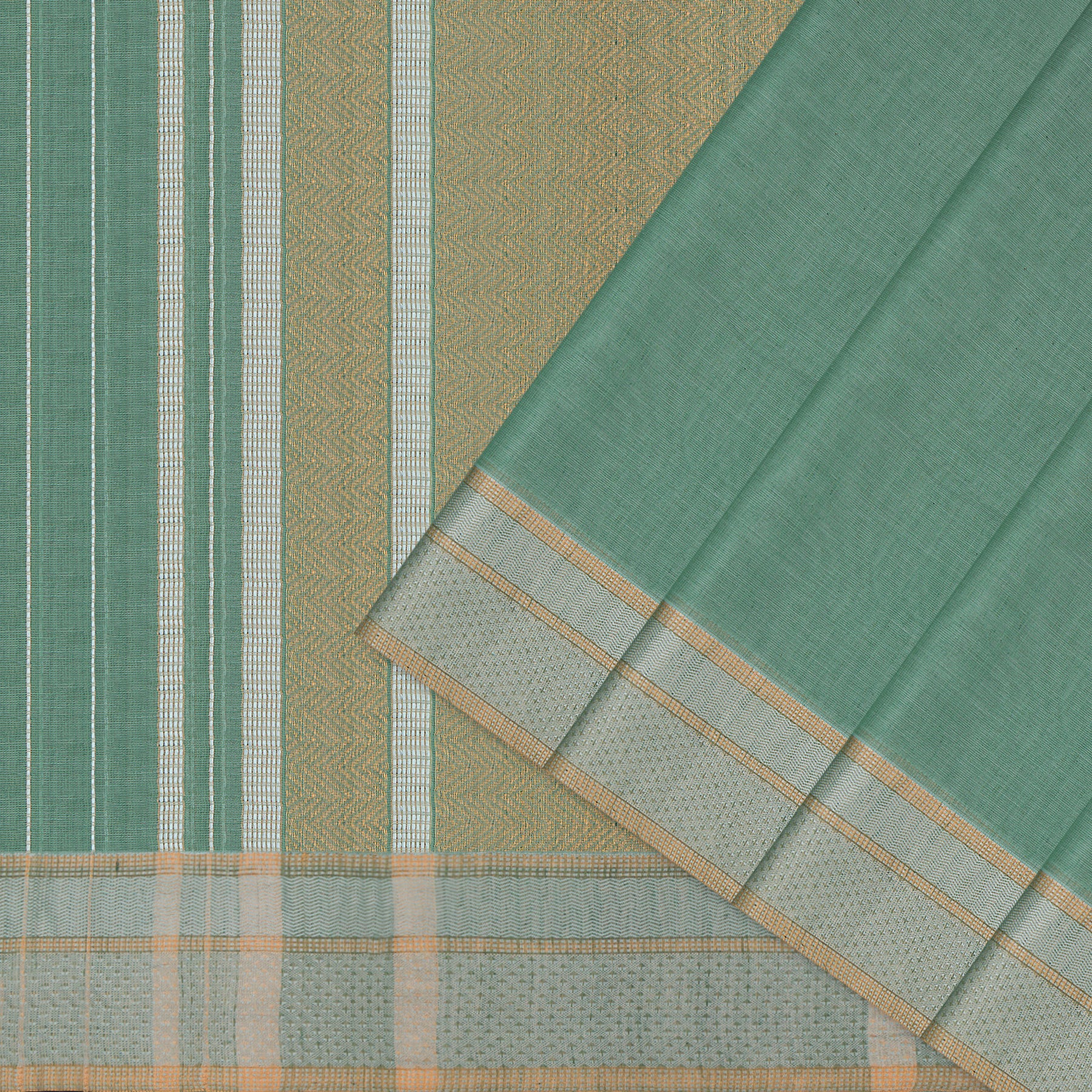 Pradeep Pillai Silk/Cotton Sari 25-008-HS005-00366 - Cover View